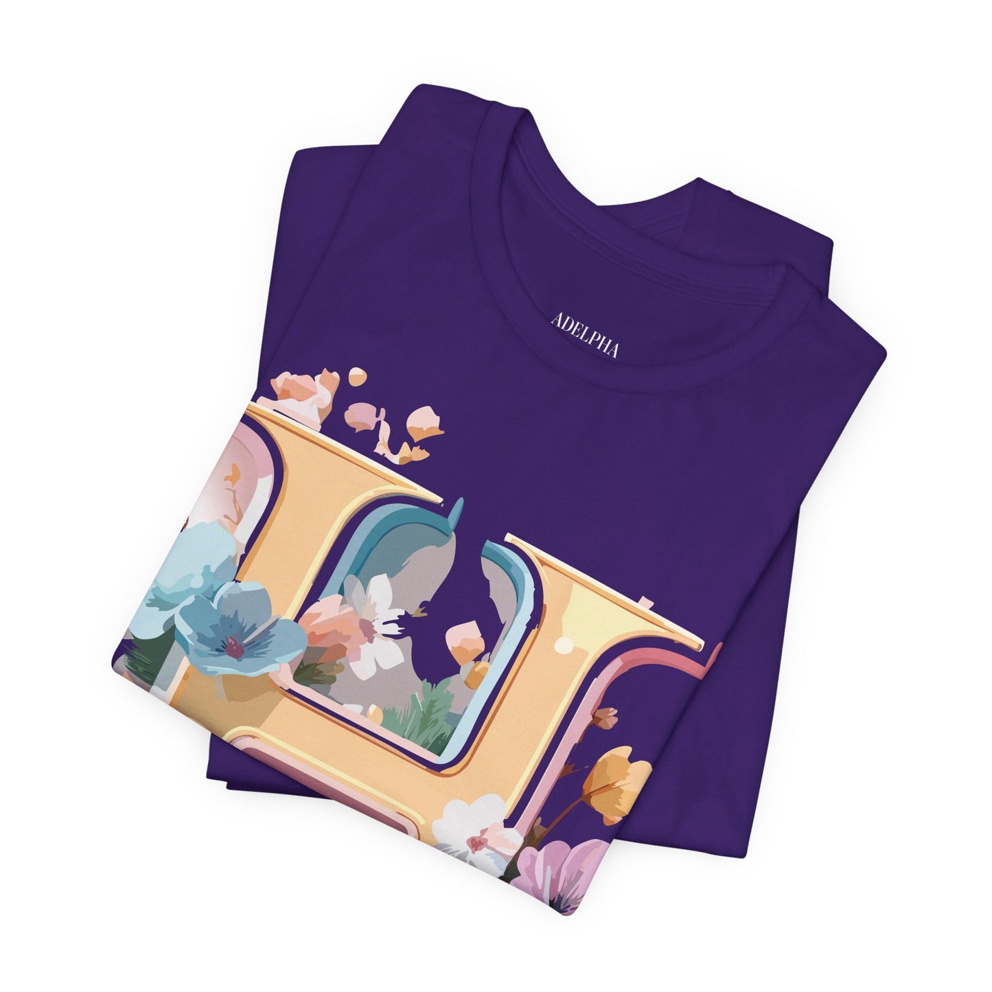 Natural Cotton Tee Shirt - Letters Collection - H Printify