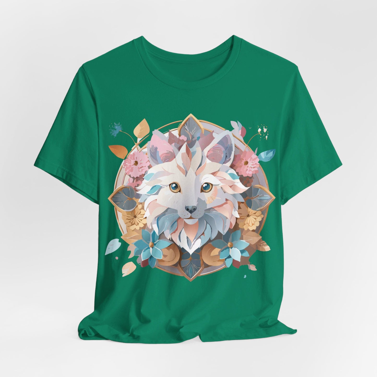 Natural Cotton Tee Shirt - Medallion Collection Printify