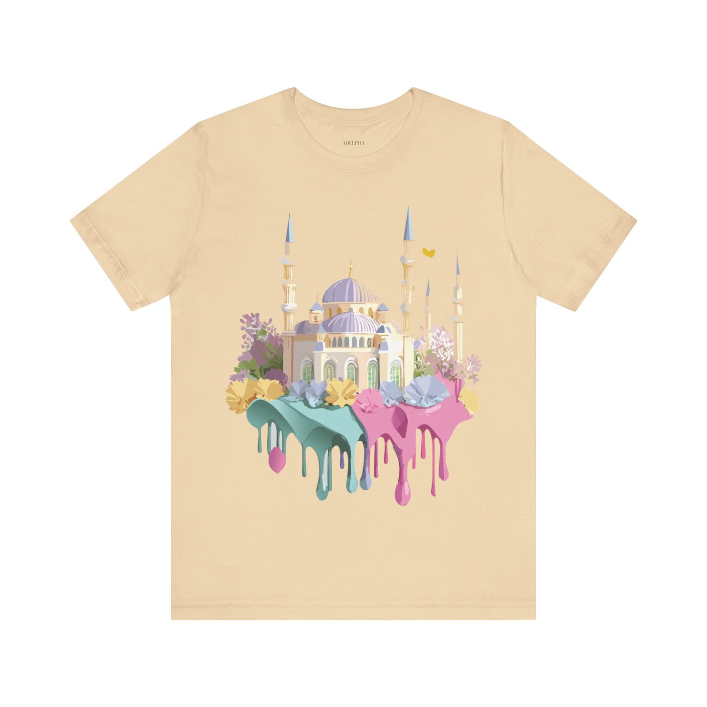 Natural Cotton Tee Shirt - Istanbul, Turkey Printify