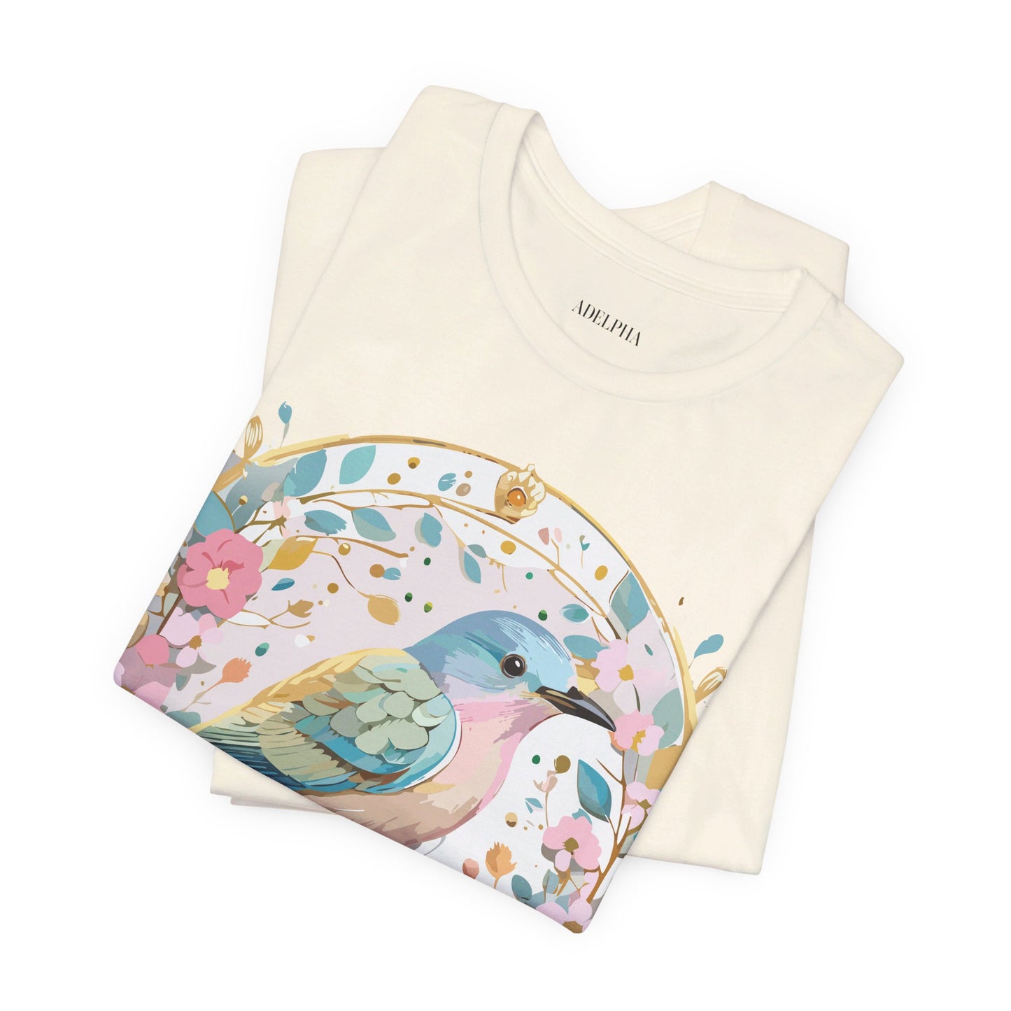 Natural Cotton Tee Shirt - Medallion Collection Printify