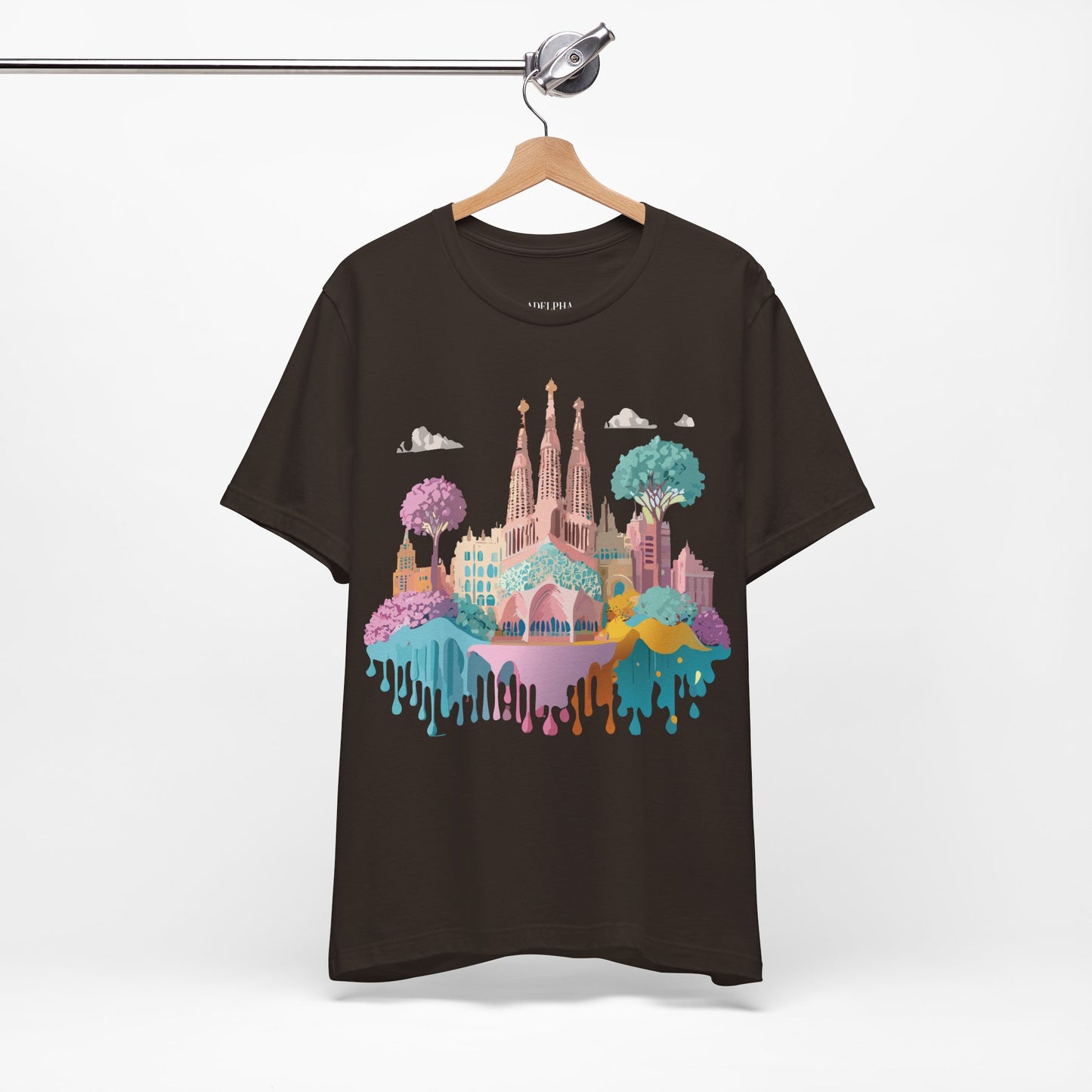 Tourist Shirt, Shirt with Barcelona - ADELPHA