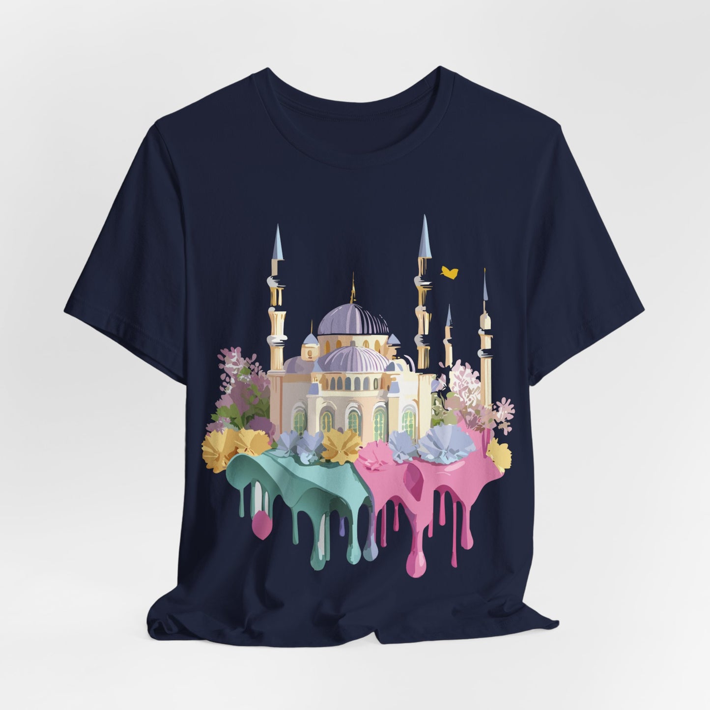 Natural Cotton Tee Shirt - Istanbul, Turkey Printify
