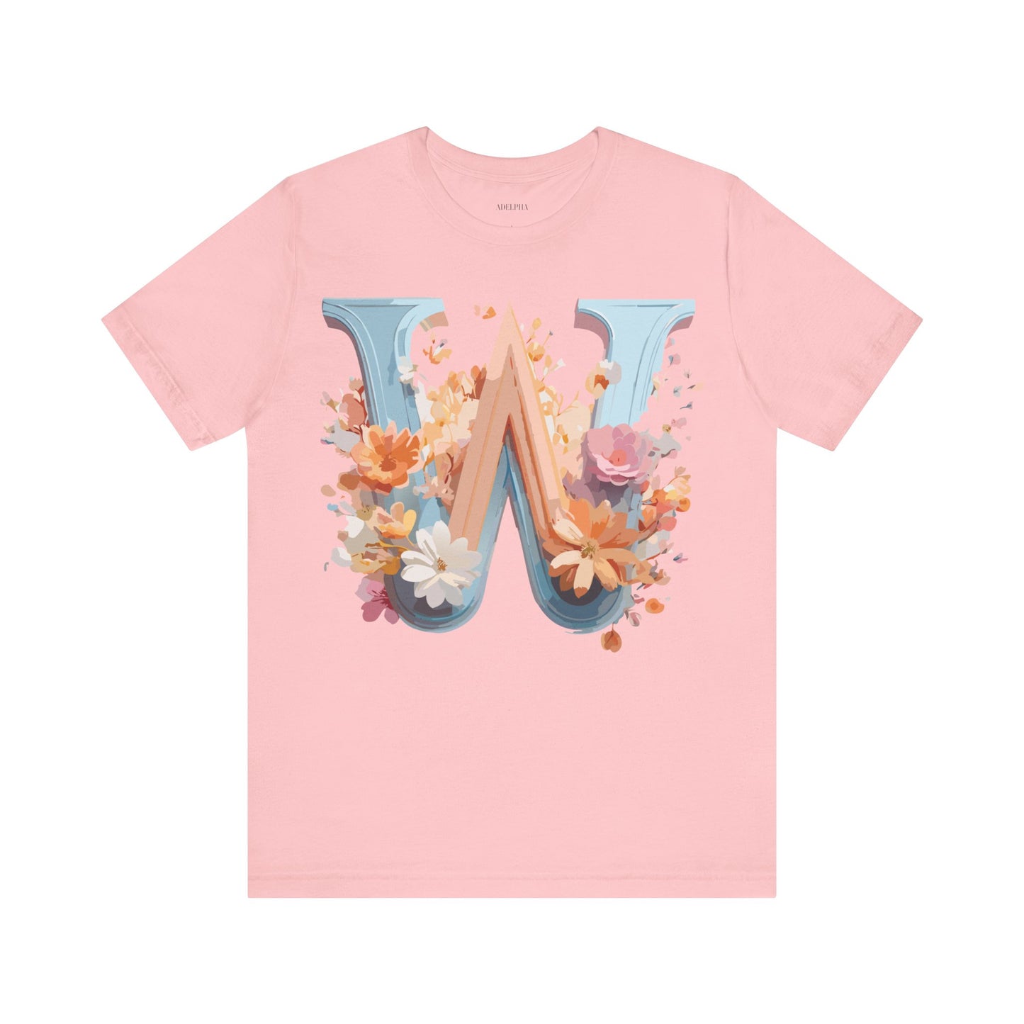 Natural Cotton Tee Shirt - Letters Collection - W Printify