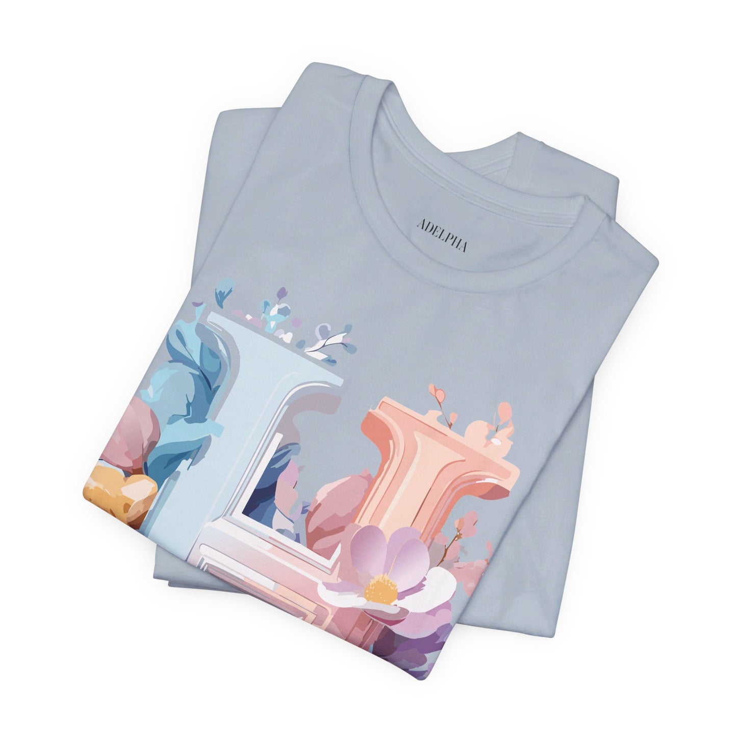 Natural Cotton Tee Shirt - Letters Collection - H Printify