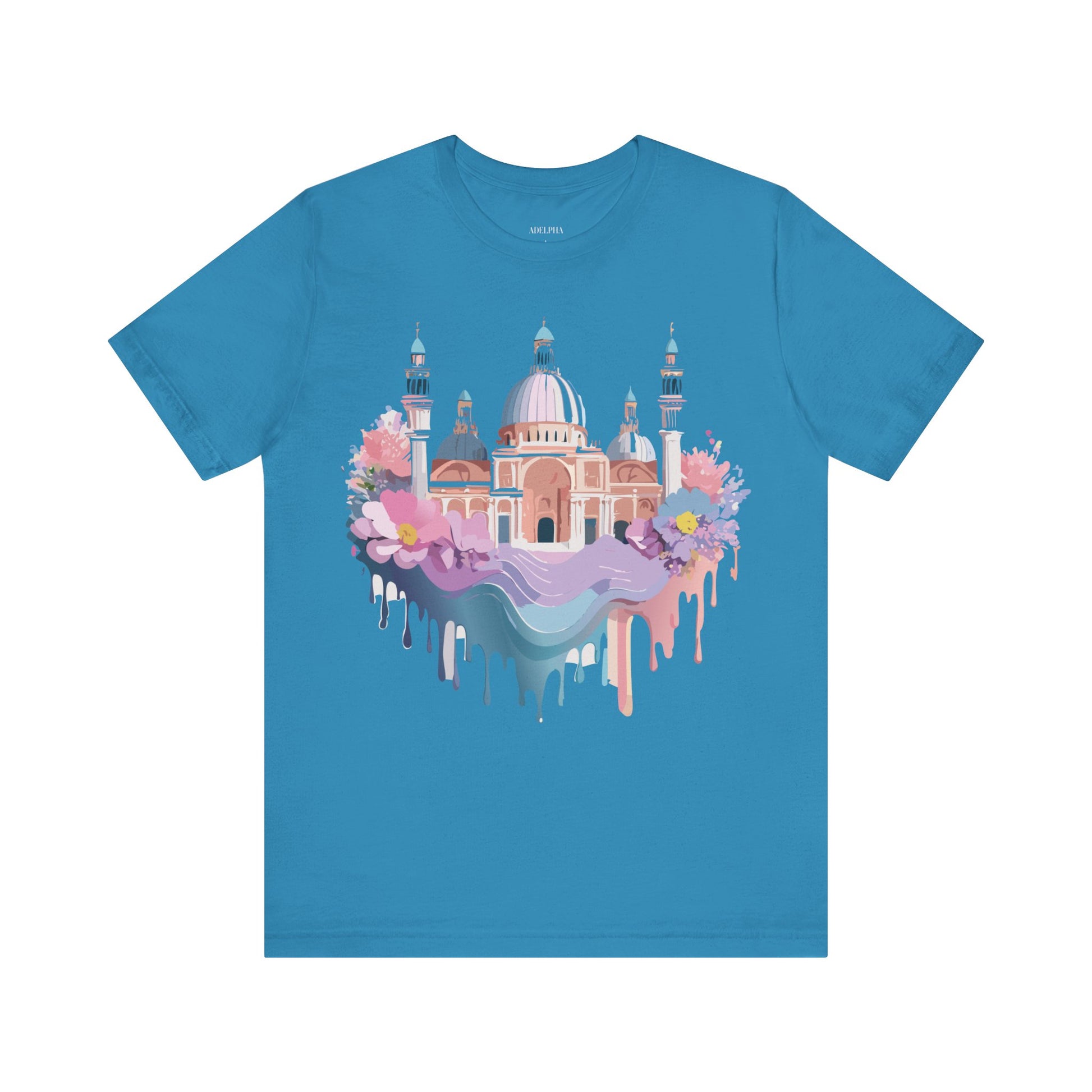 Natural Cotton Tee Shirt - Beautiful Places Collection - Venice Printify
