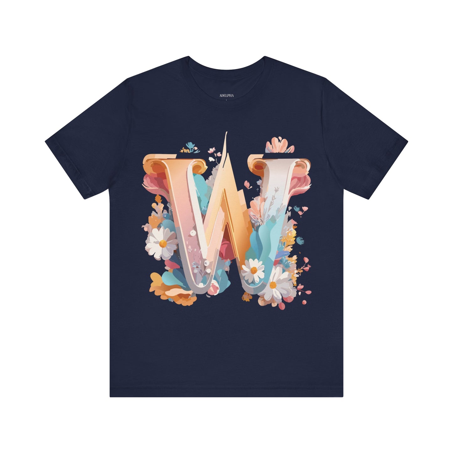 Natural Cotton Tee Shirt - Letters Collection - W Printify
