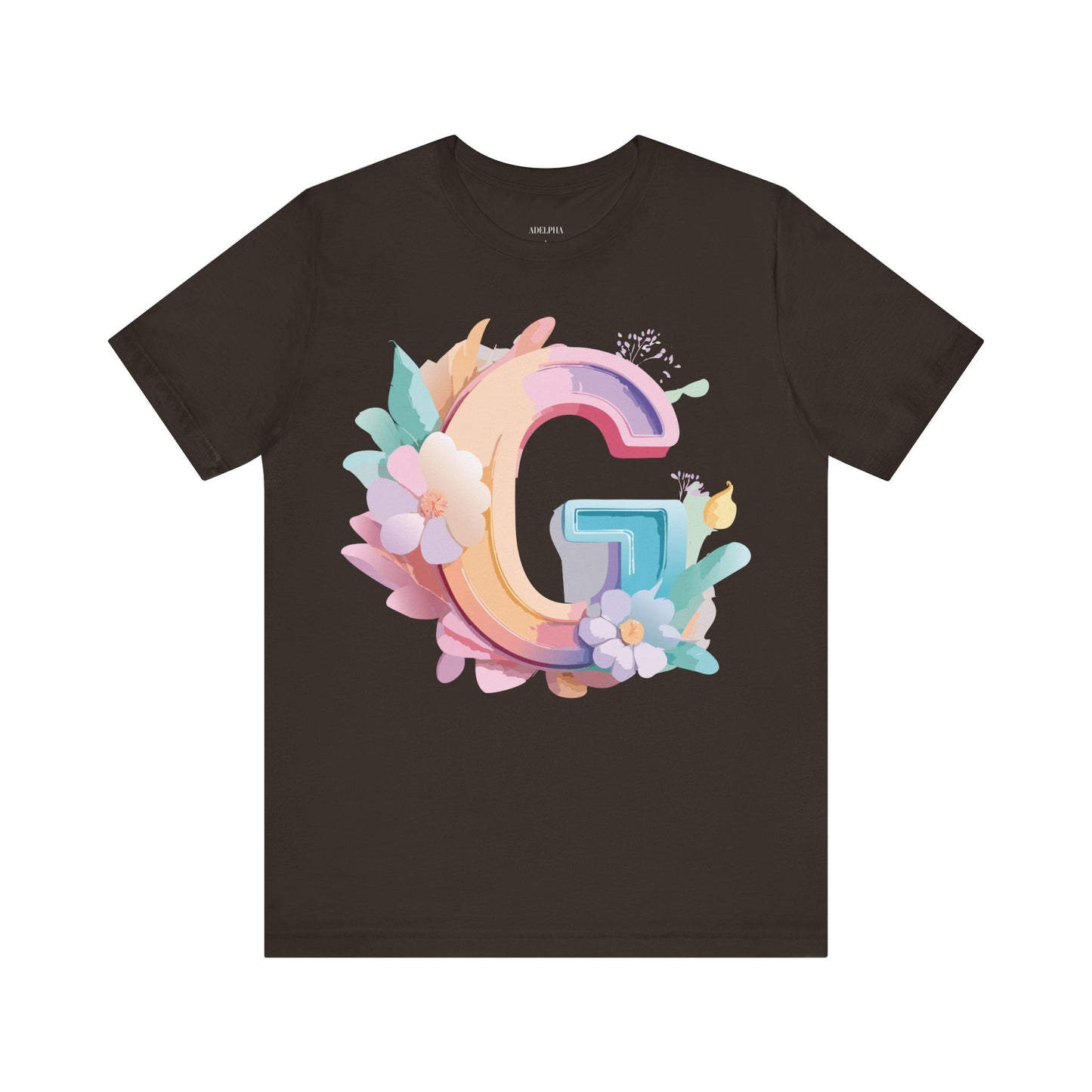 Natural Cotton Tee Shirt - Letters Collection - G Printify
