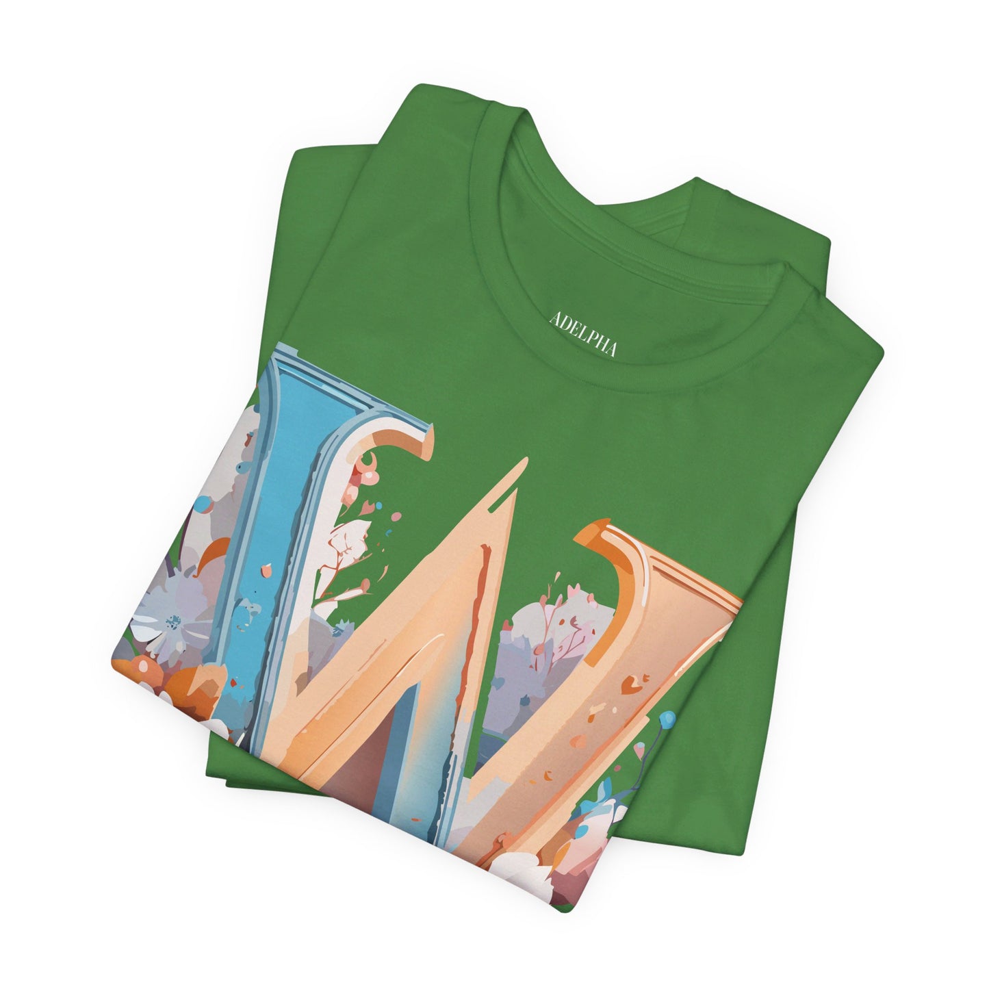 Natural Cotton Tee Shirt - Letters Collection - W Printify