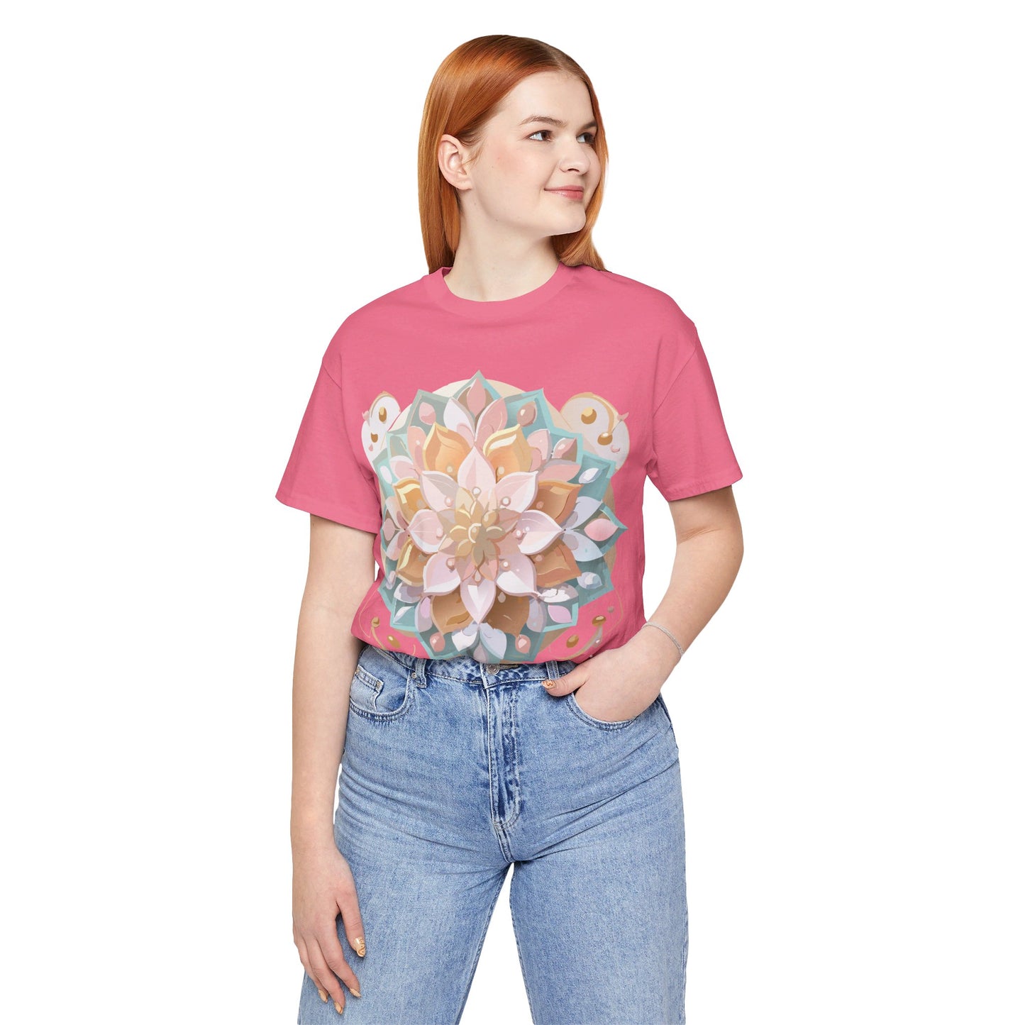 Natural Cotton Tee Shirt - Medallion Collection Printify