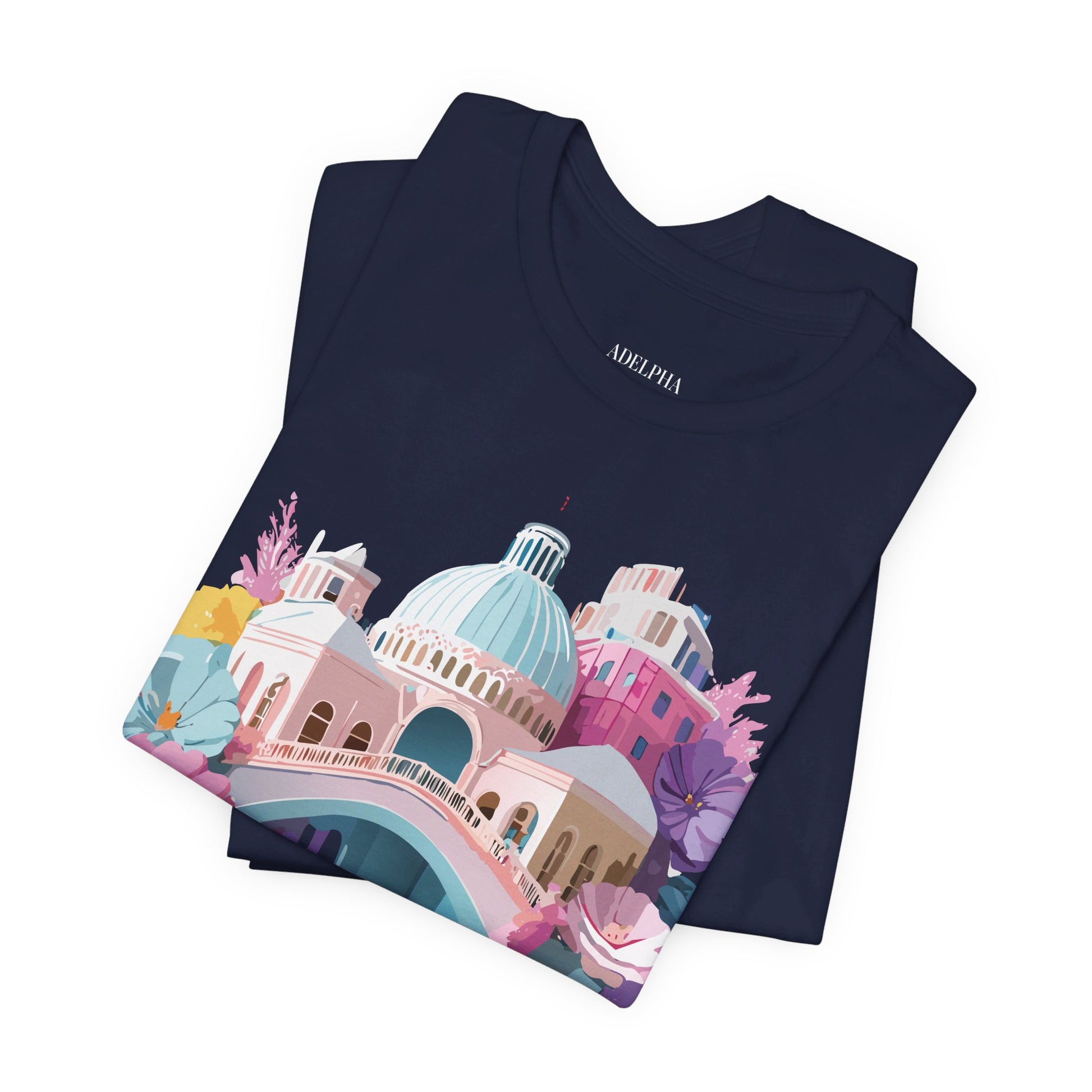 Natural Cotton Tee Shirt - Beautiful Places Collection - Venice Printify
