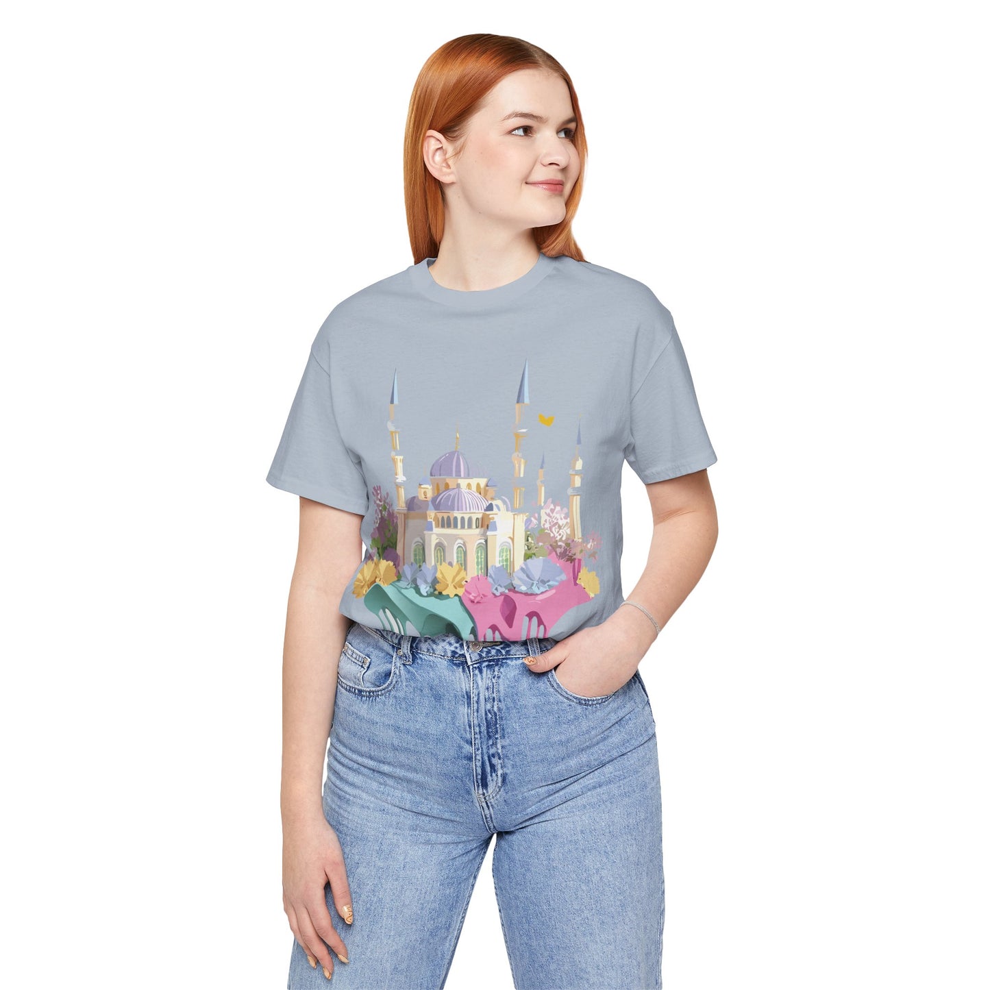 Natural Cotton Tee Shirt - Istanbul, Turkey Printify