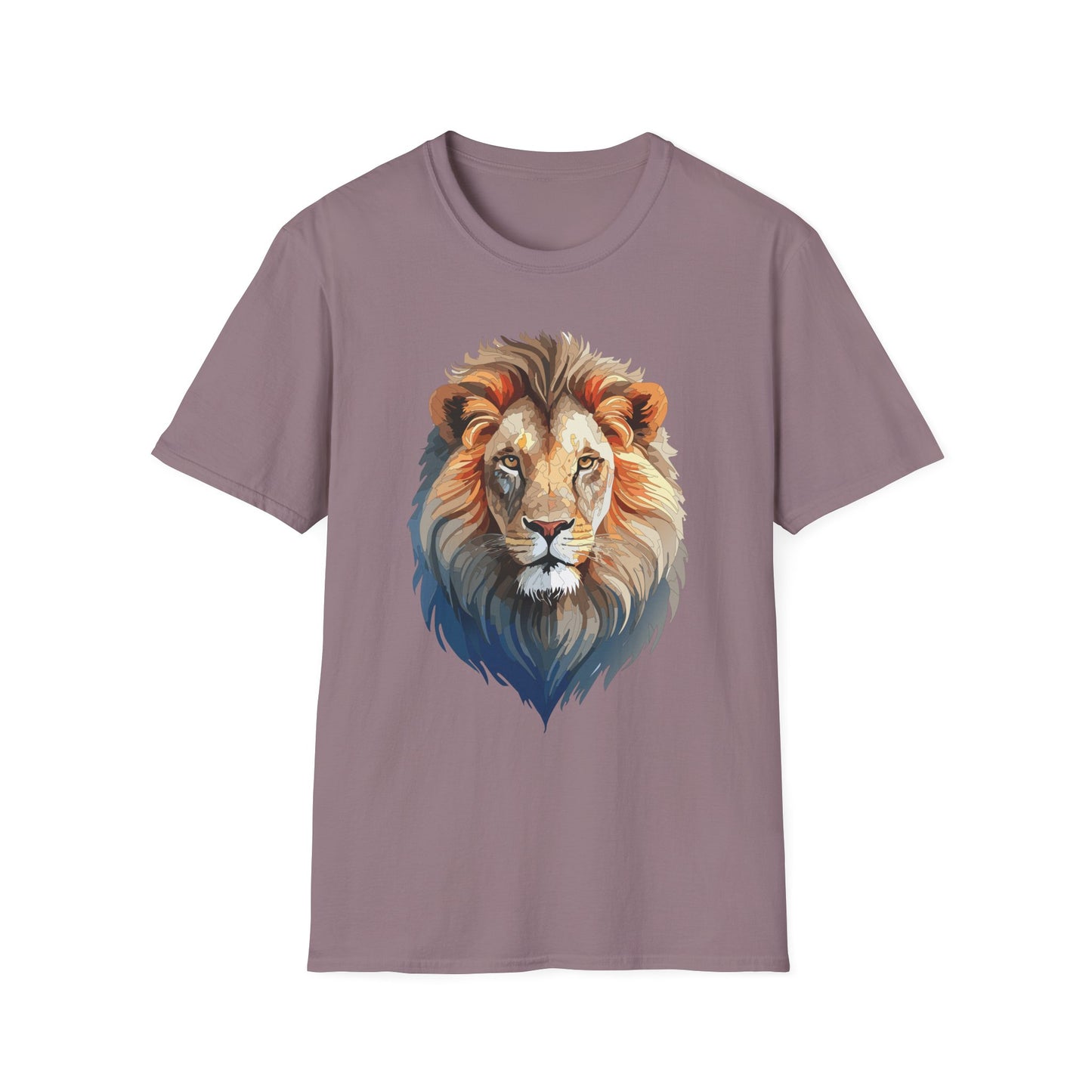 Lion Shirt, Shirt with Lion, Floral Lion Tee, Shirt with Animals