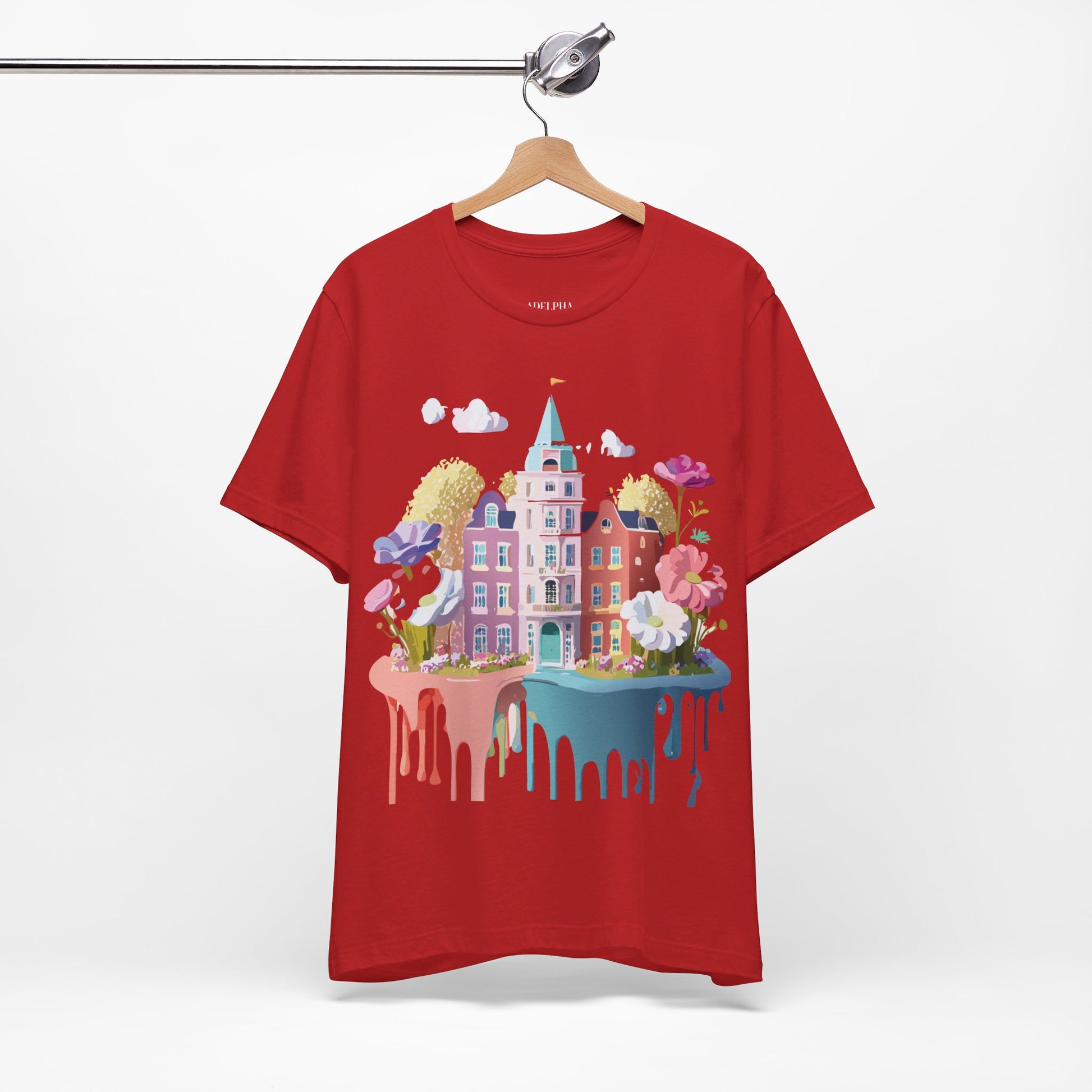 Natural Cotton Tee Shirt - Beautiful Places Collection - Amsterdam Printify
