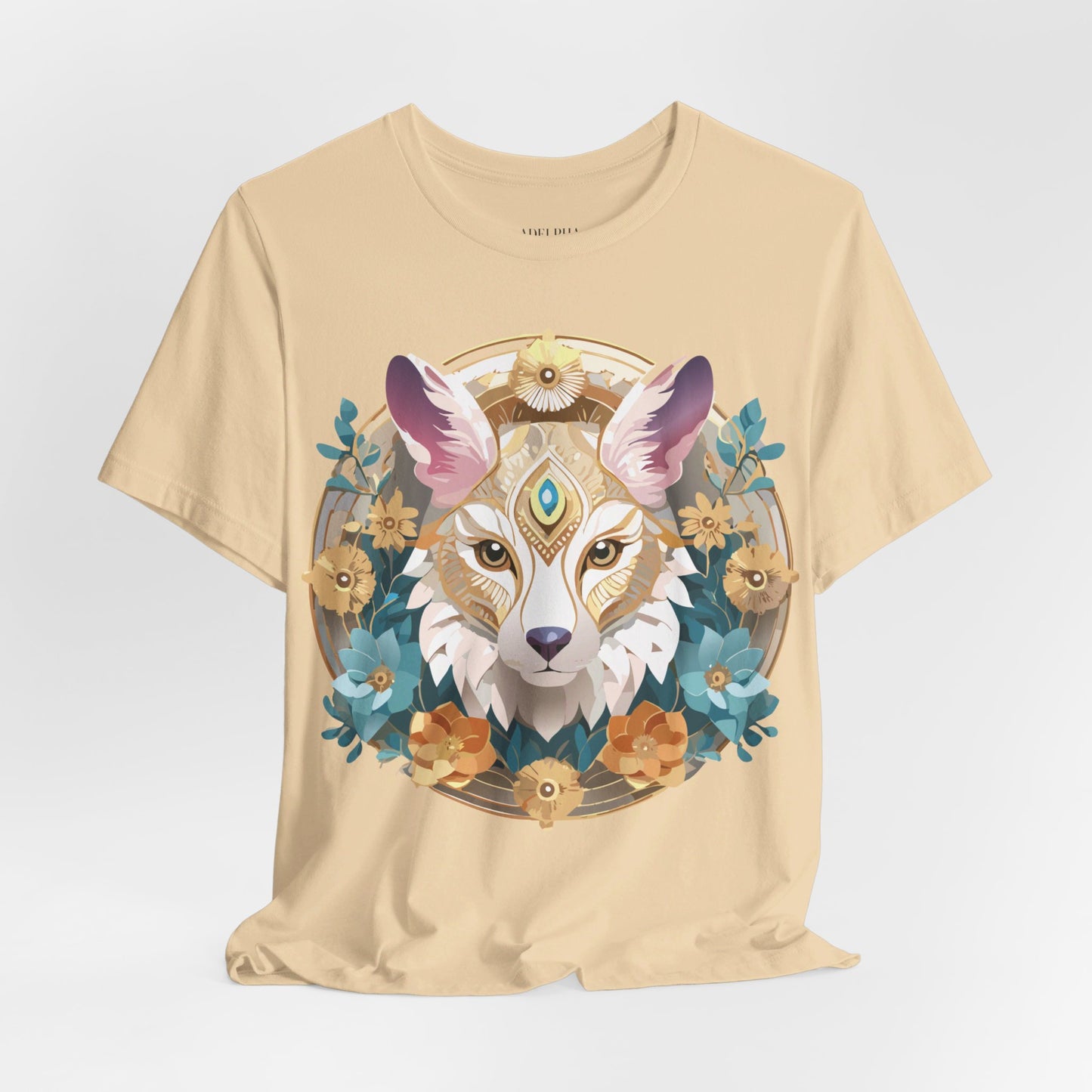Natural Cotton Tee Shirt - Medallion Collection Printify