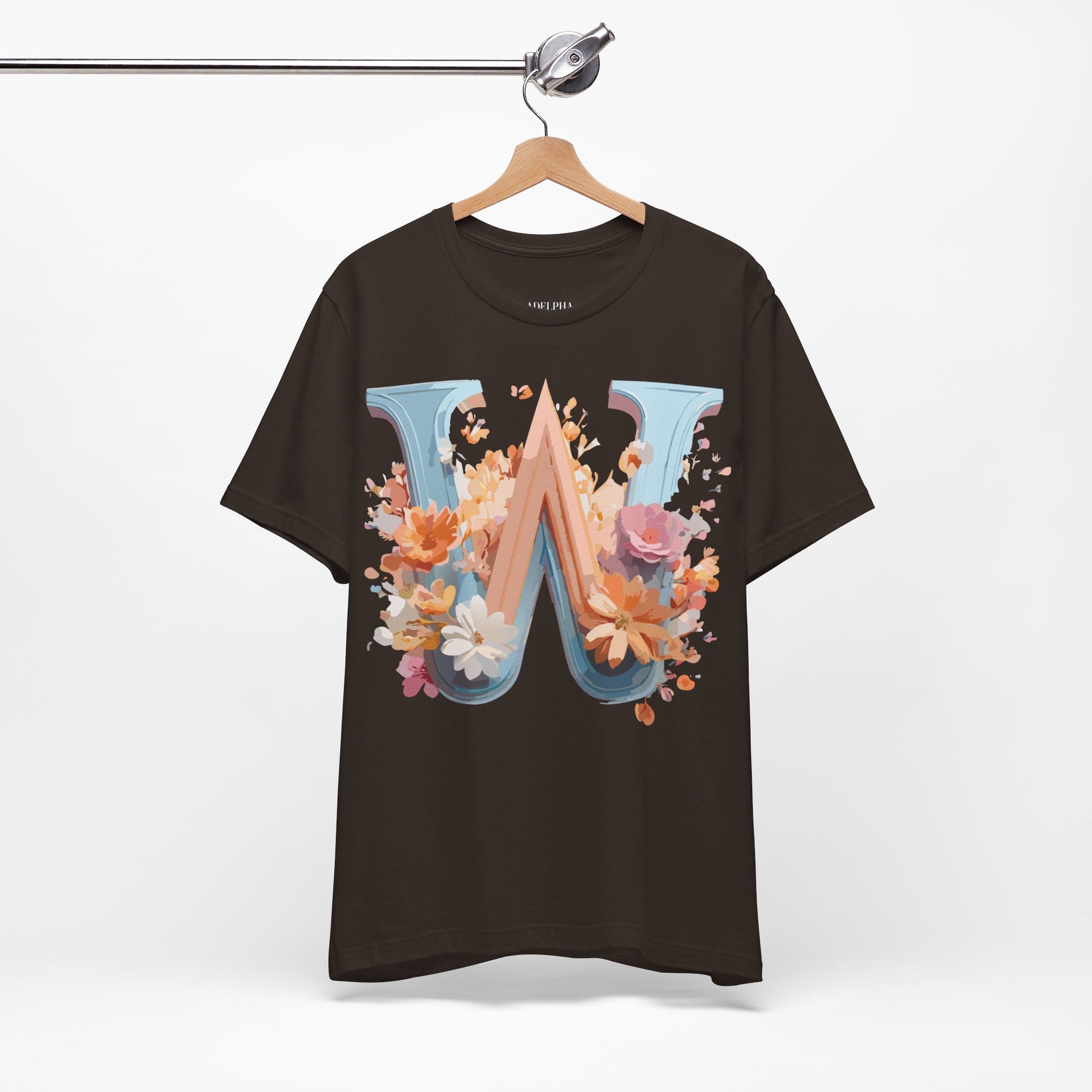Natural Cotton Tee Shirt - Letters Collection - W Printify