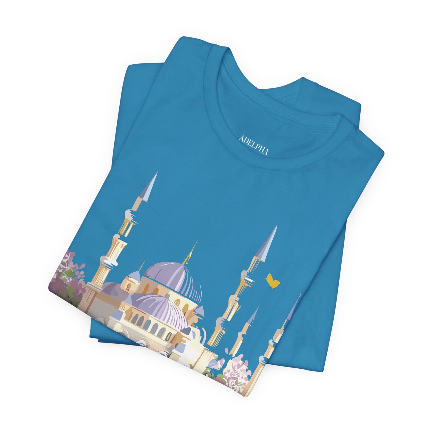 Natural Cotton Tee Shirt - Istanbul, Turkey Printify