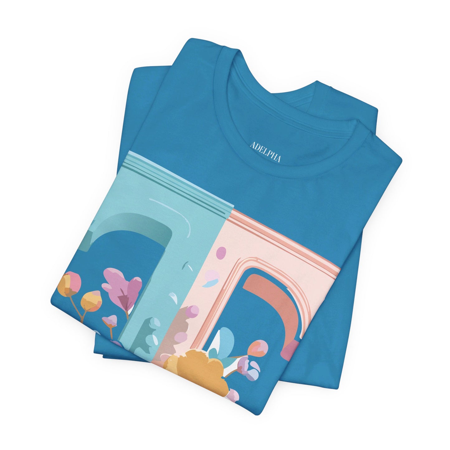 Natural Cotton Tee Shirt - Letters Collection - T Printify