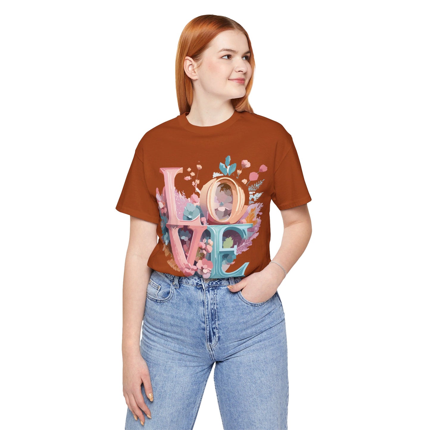 Natural Cotton Tee Shirt - Love Story Collection Printify
