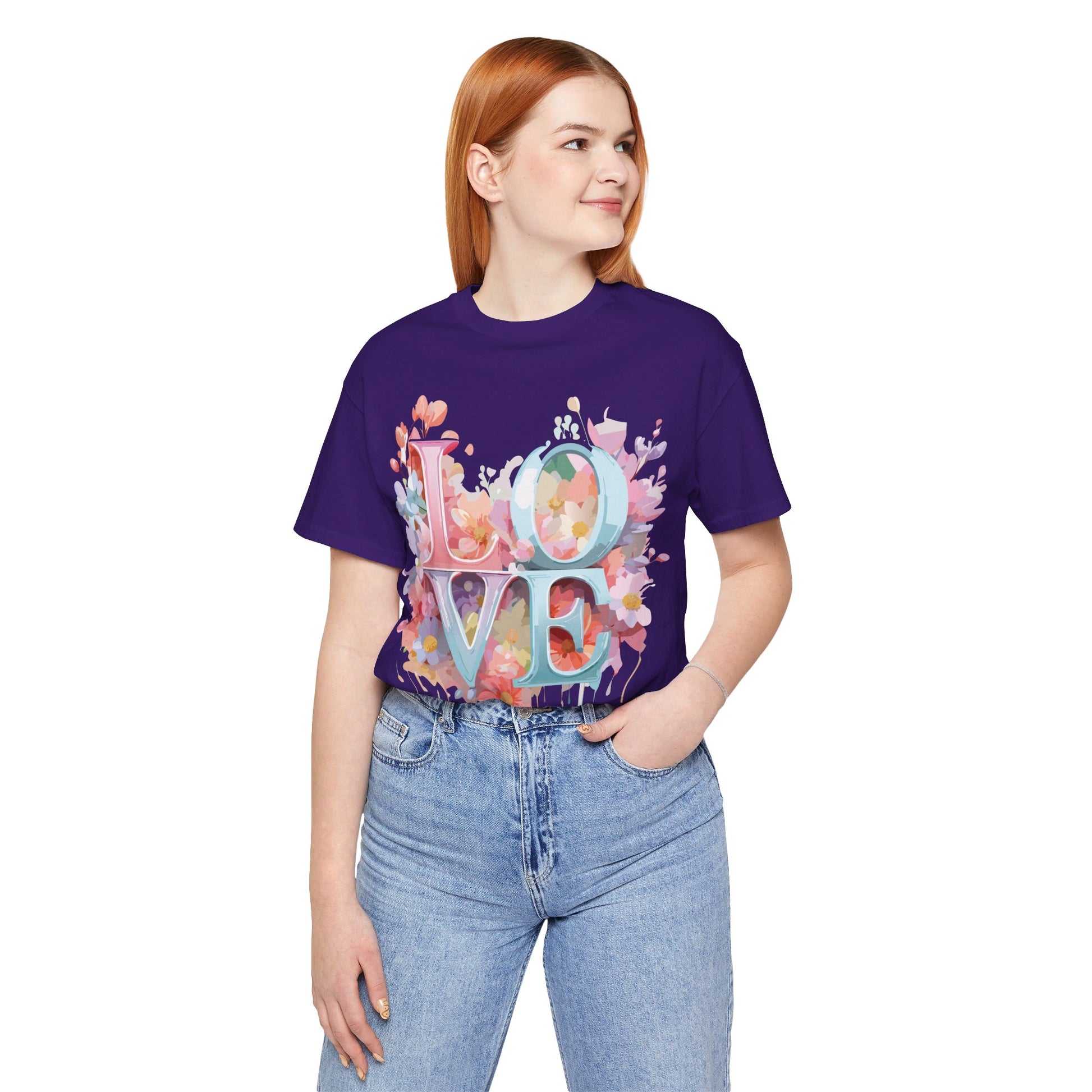 Natural Cotton Tee Shirt - Love Story Collection Printify