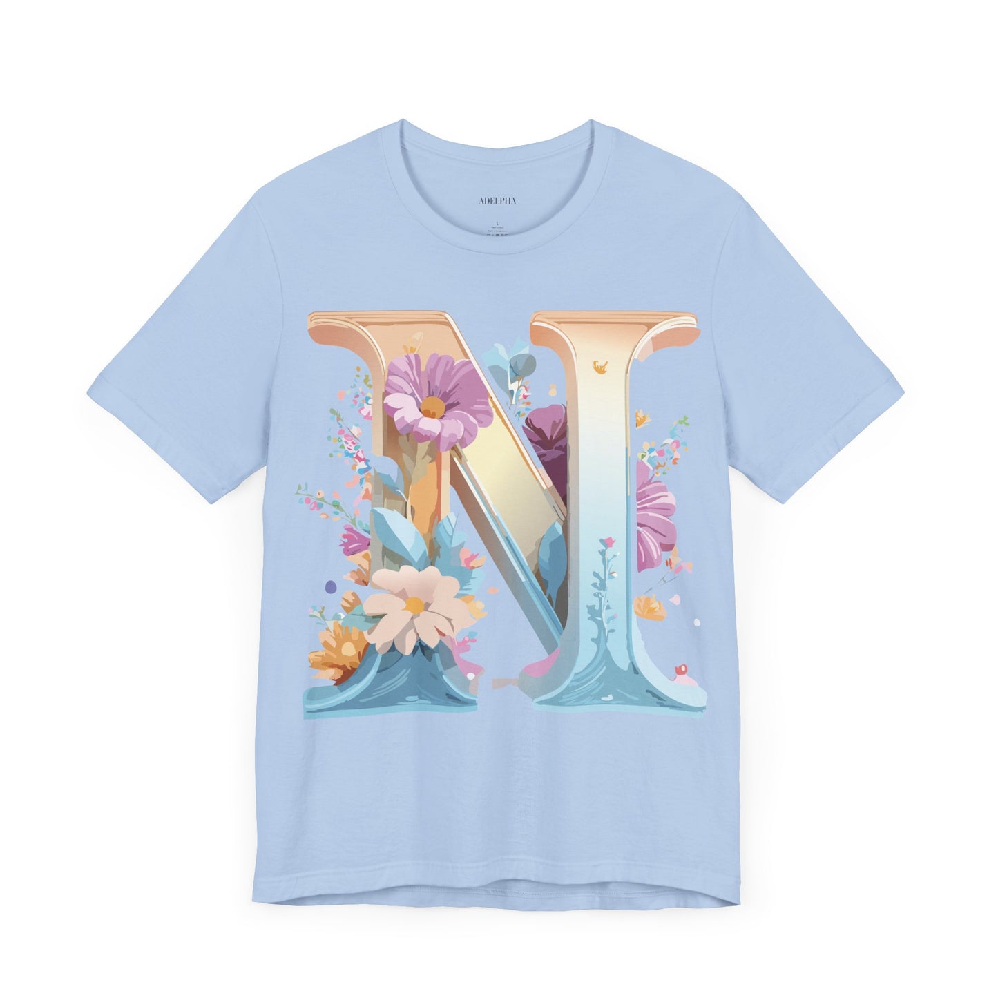Letter Shirt, Letter N Shirt - ADELPHA