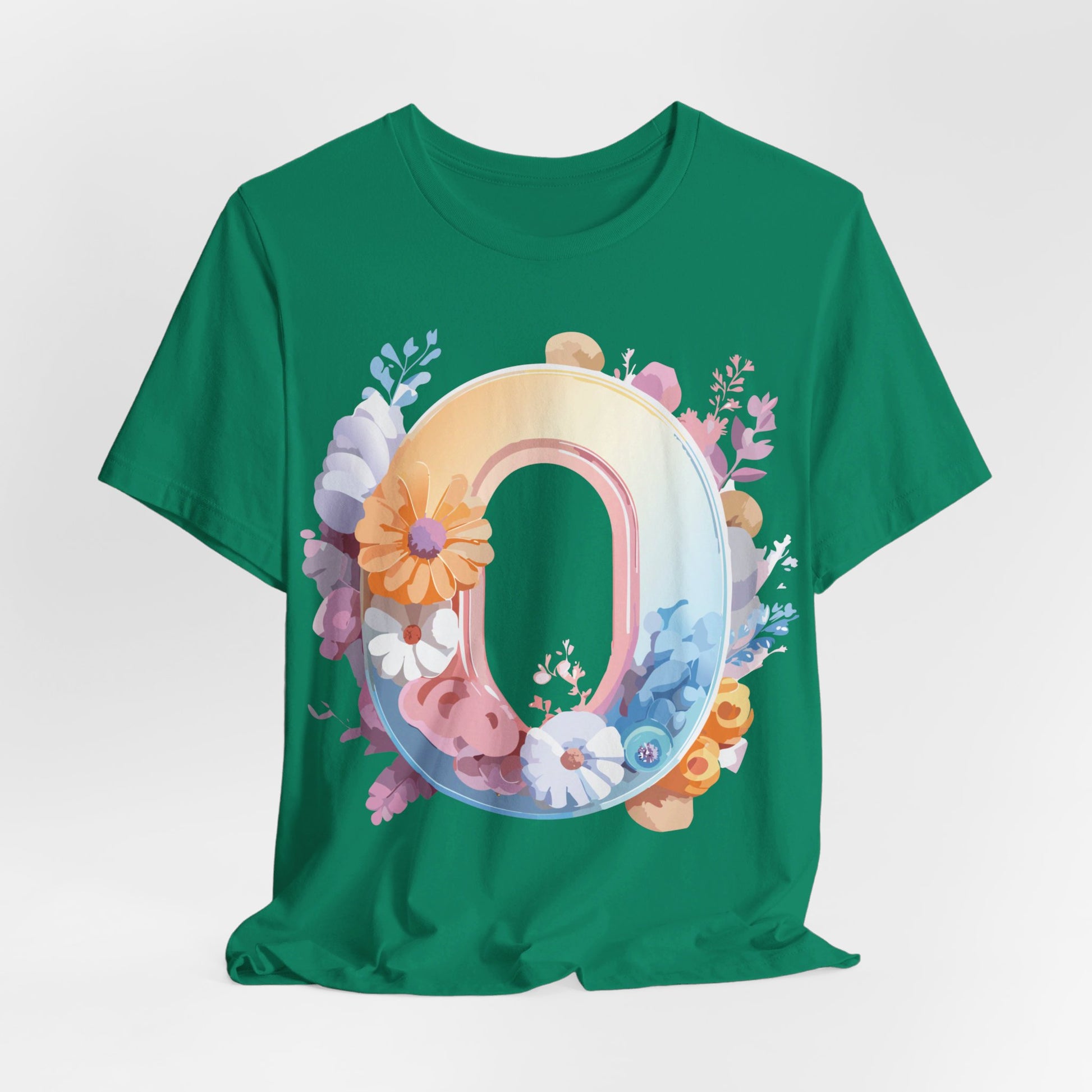 Natural Cotton Tee Shirt - Letters Collection - O Printify