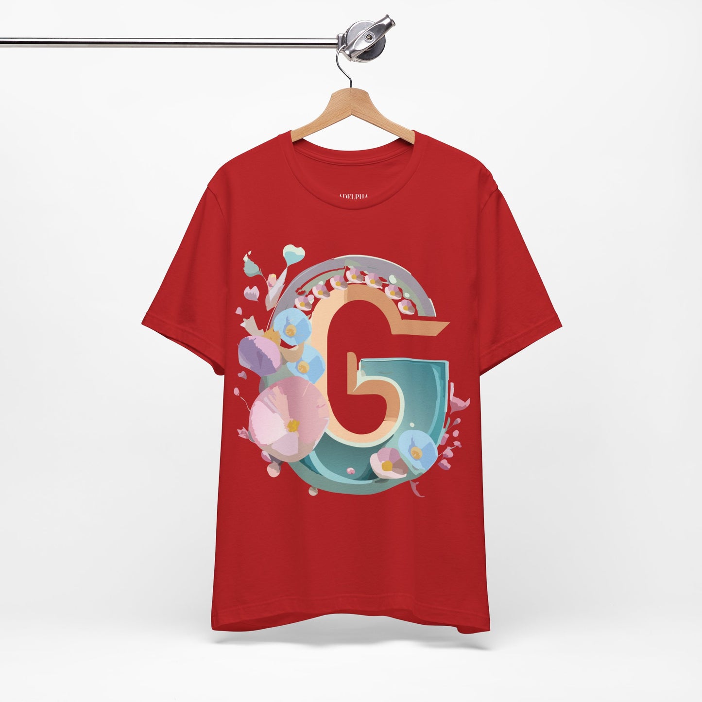 Natural Cotton Tee Shirt - Letters Collection - G Printify