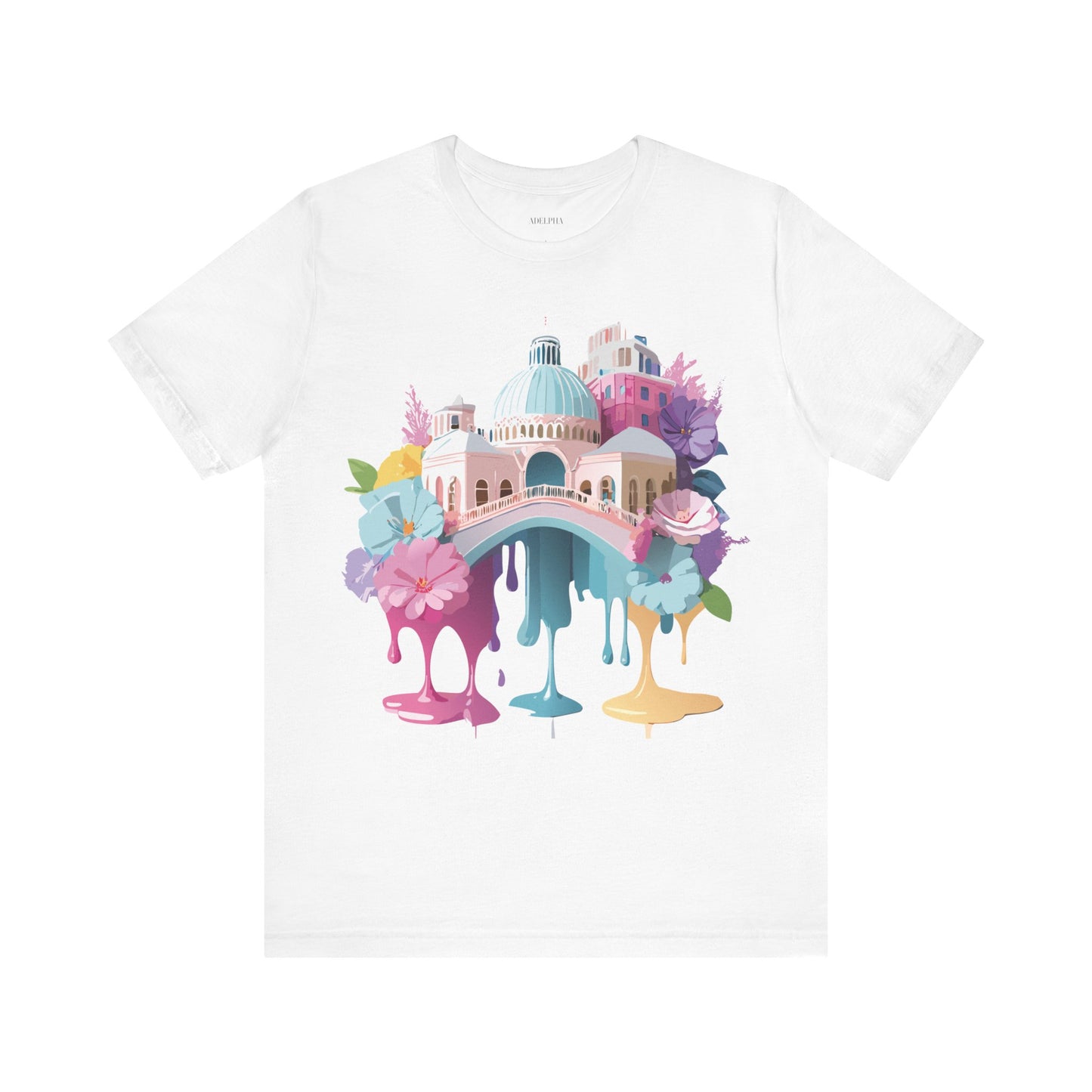 Natural Cotton Tee Shirt - Beautiful Places Collection - Venice Printify