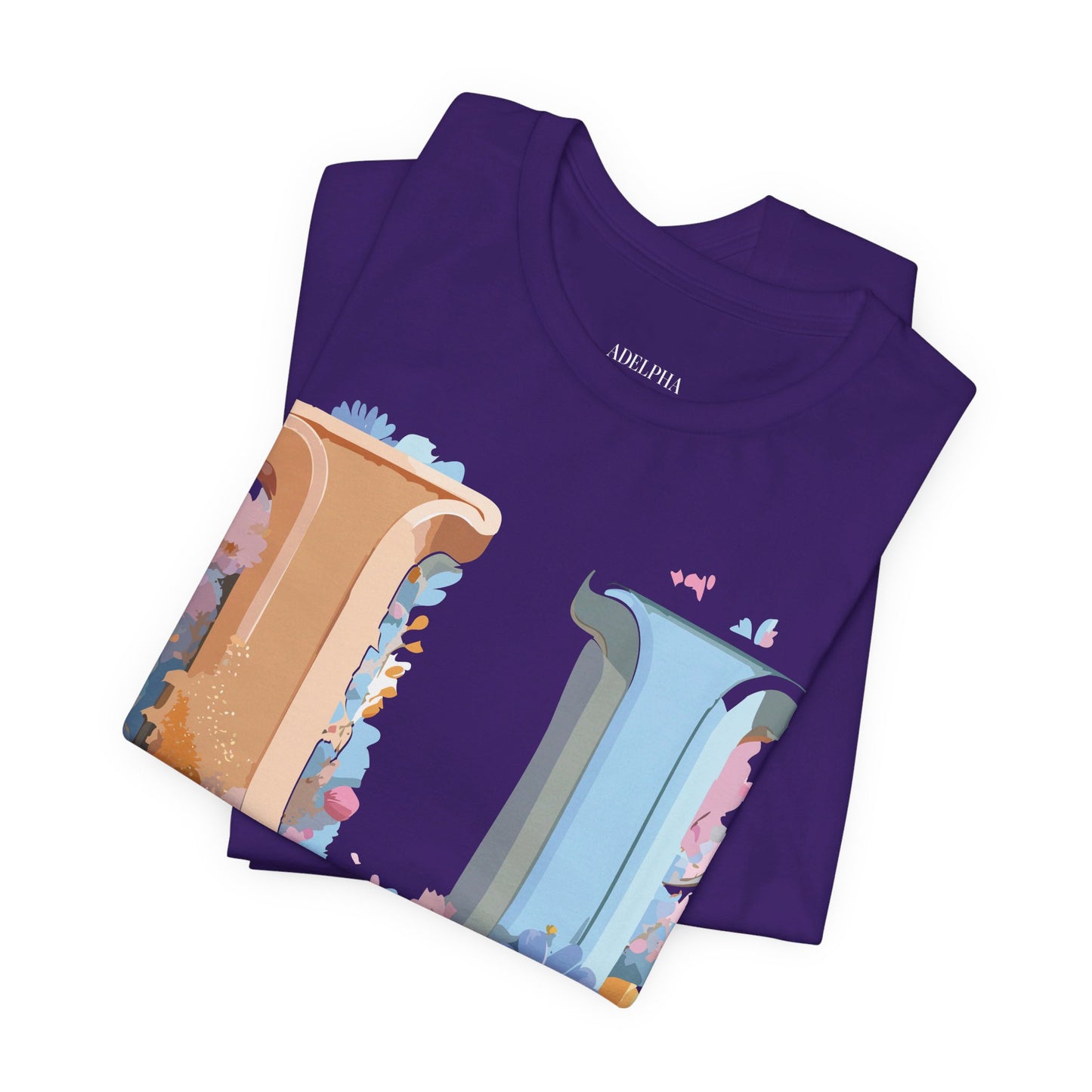 Natural Cotton Tee Shirt - Letters Collection - U Printify