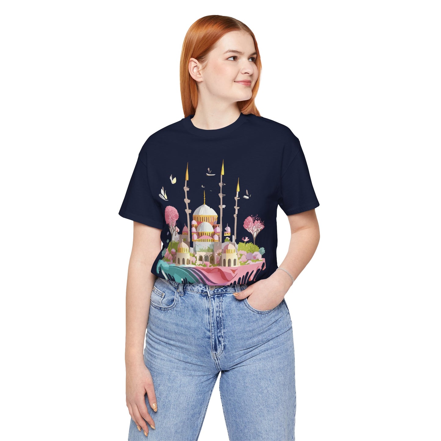 Natural Cotton Tee Shirt - Istanbul, Turkey Printify