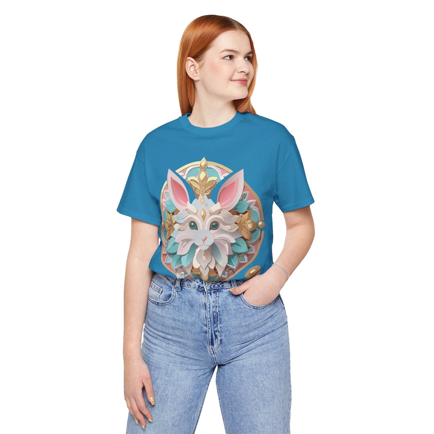 Natural Cotton Tee Shirt - Medallion Collection Printify