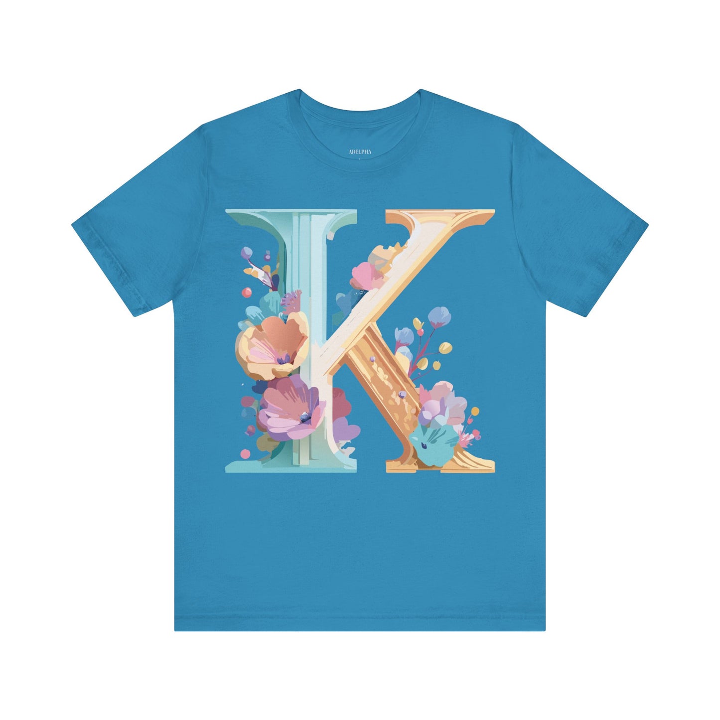 Natural Cotton Tee Shirt - Letters Collection - K Printify