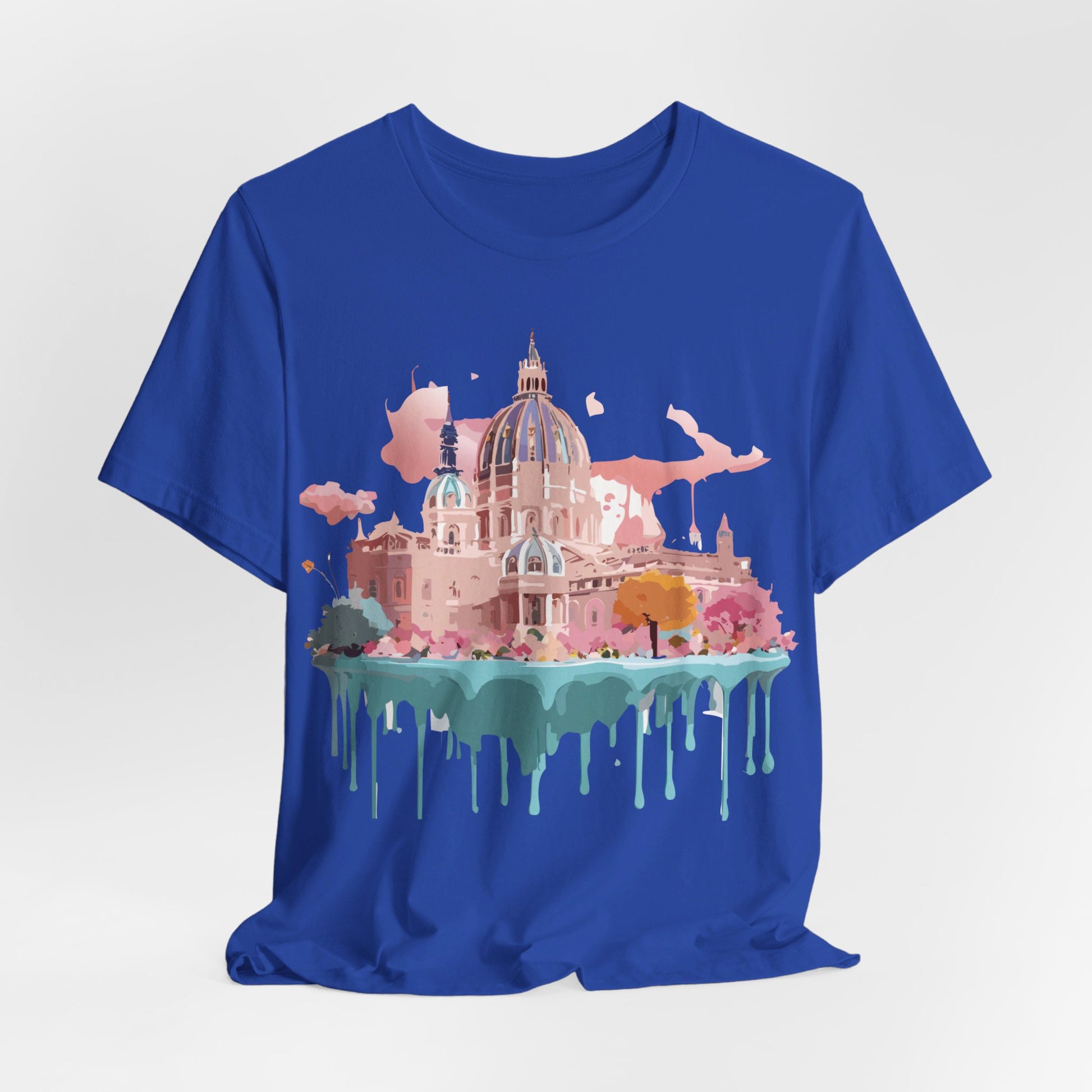Natural Cotton Tee Shirt - Beautiful Places Collection - Vienna Printify