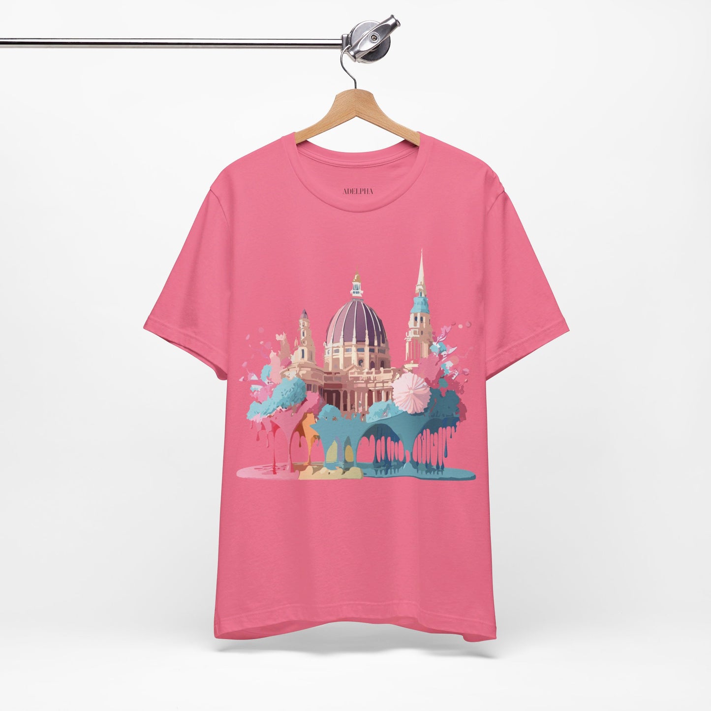 Natural Cotton Tee Shirt - Beautiful Places Collection - Vienna Printify