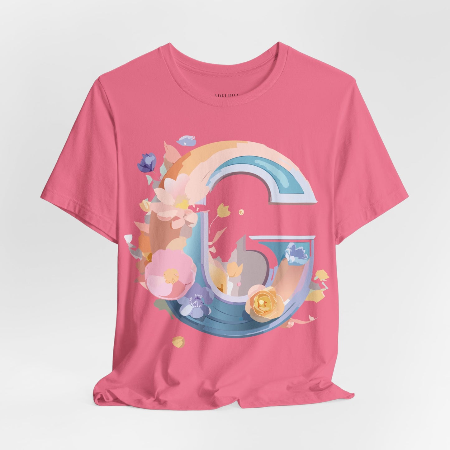 Natural Cotton Tee Shirt - Letters Collection - G Printify