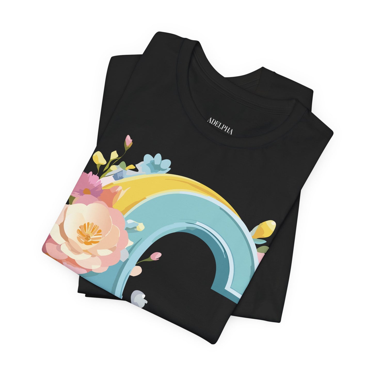 Natural Cotton Tee Shirt - Letters Collection - C Printify
