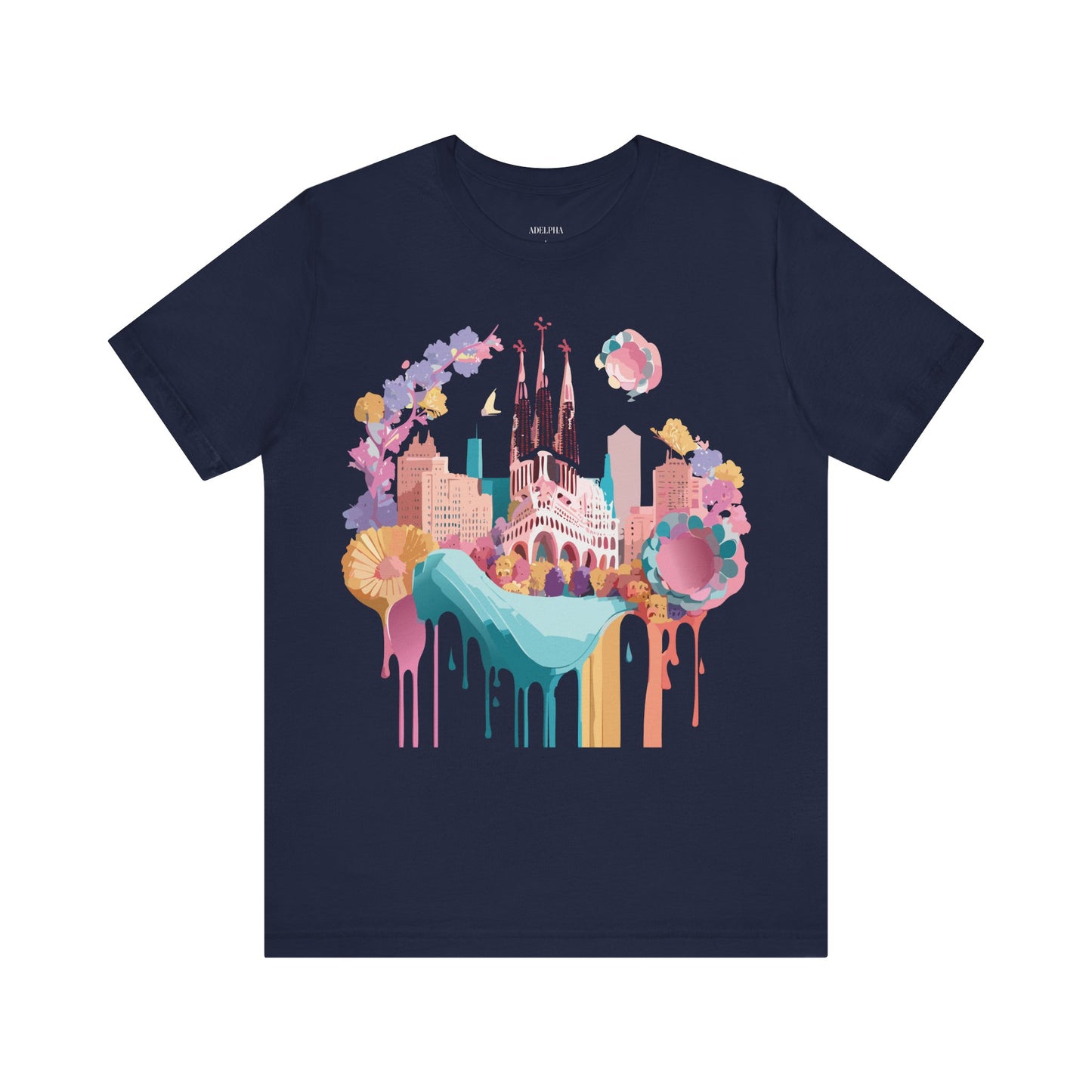 Tourist Shirt, Shirt with Barcelona - ADELPHA