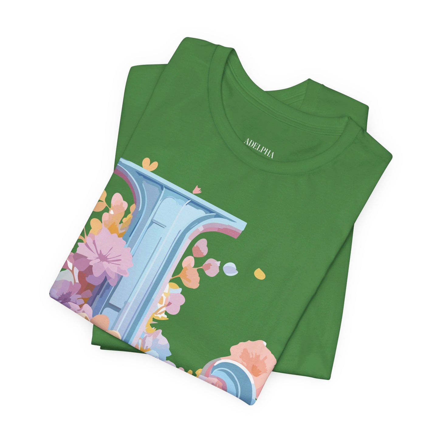 Natural Cotton Tee Shirt - Letters Collection - L Printify