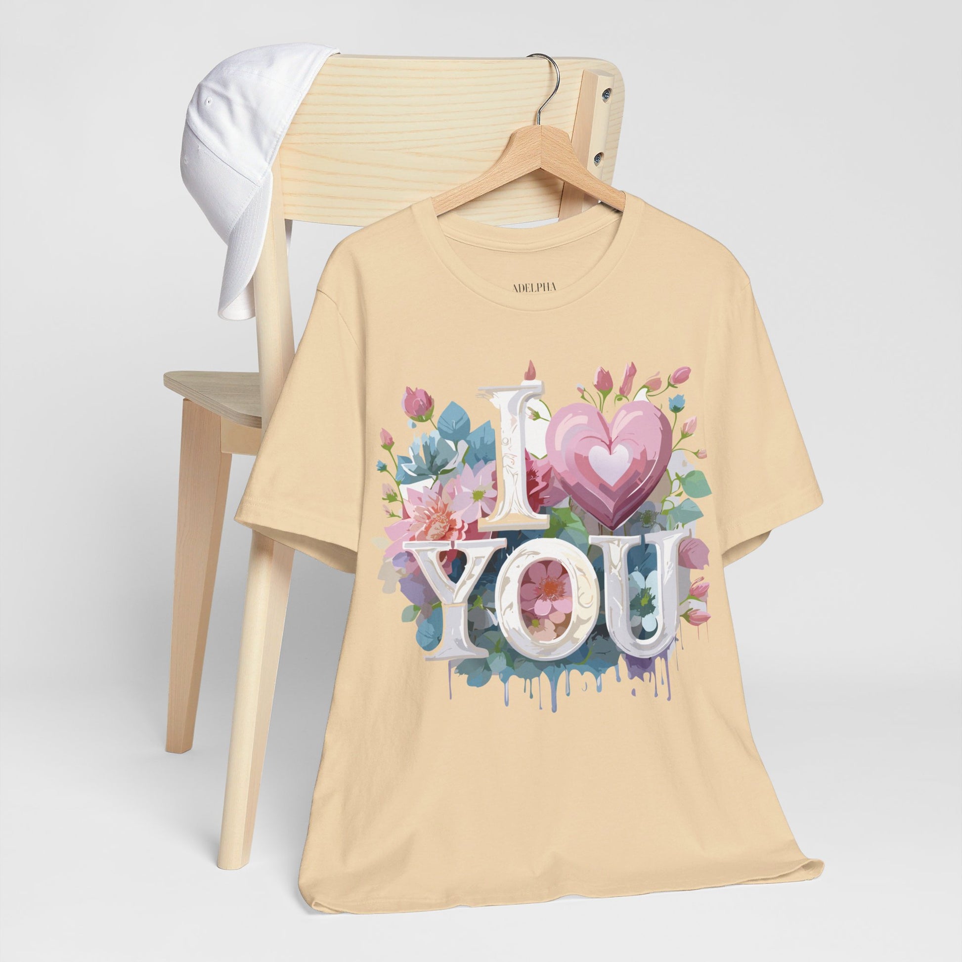 Natural Cotton Tee Shirt - Love story Collection Printify