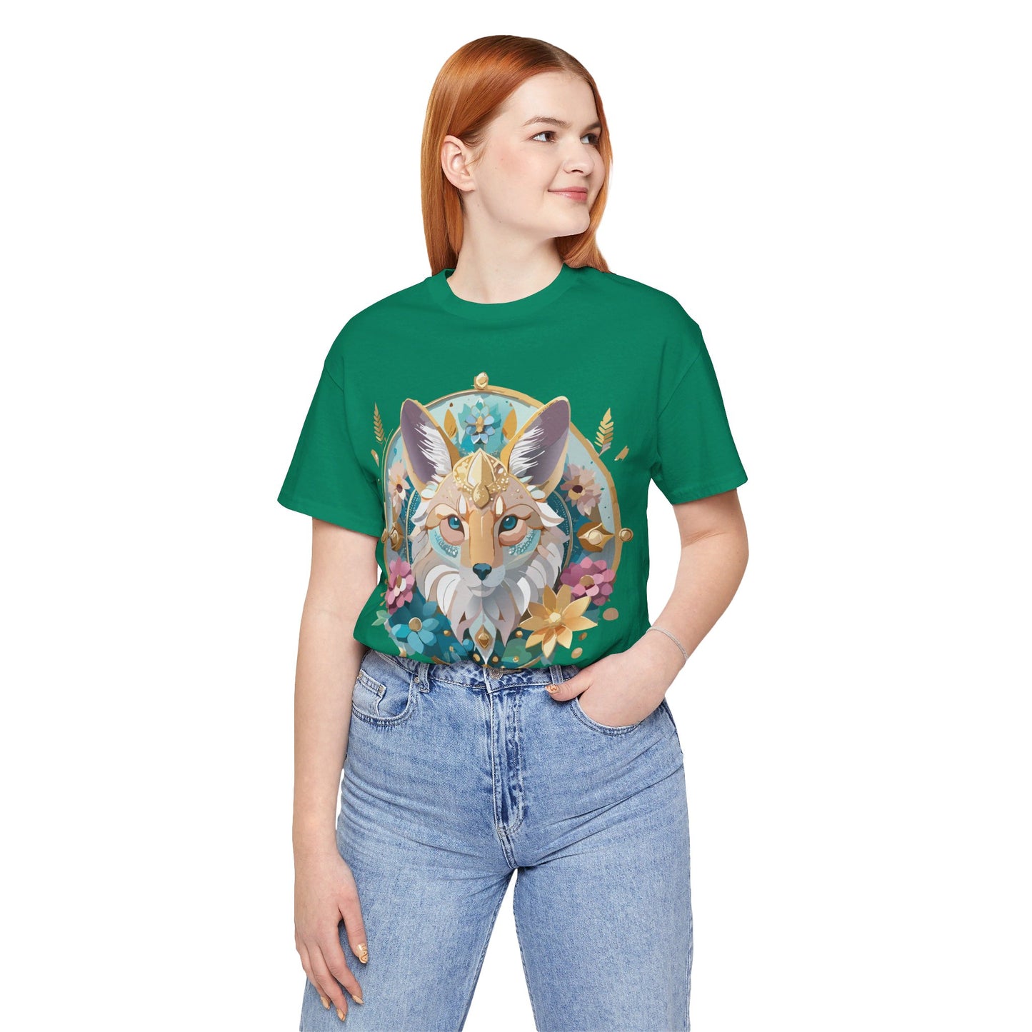 Natural Cotton Tee Shirt - Medallion Collection Printify