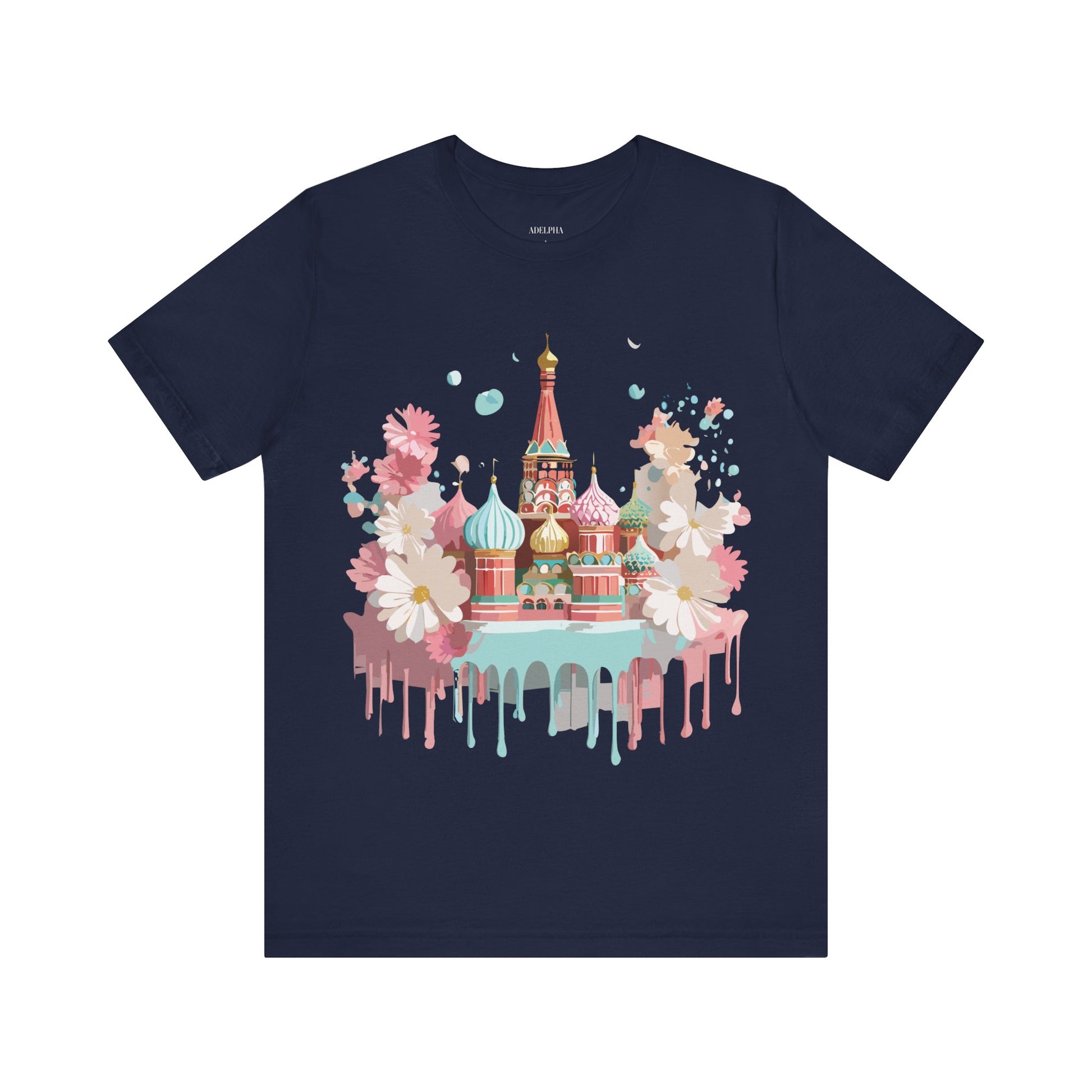 Natural Cotton Tee Shirt - Beautiful Places Collection - Moscow Printify