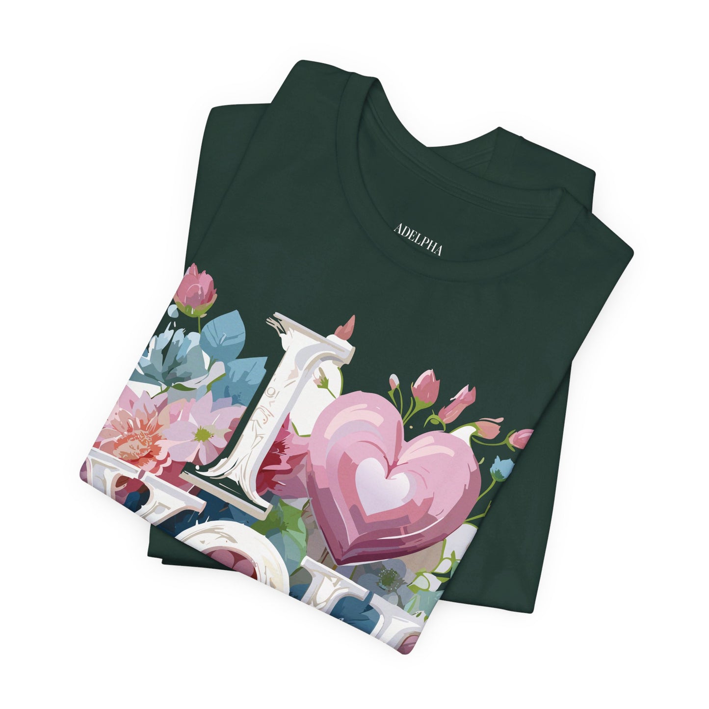 Natural Cotton Tee Shirt - Love Story Collection Printify