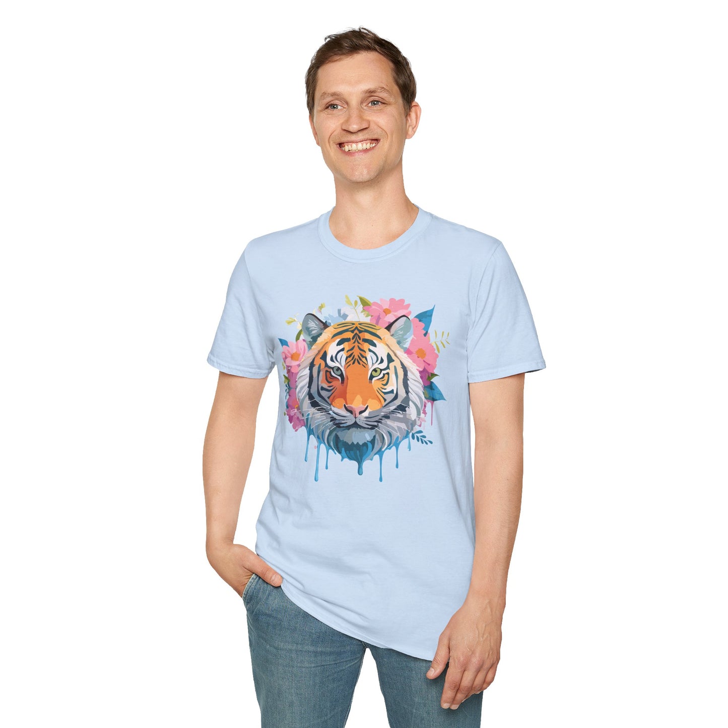 Tiger Shirt, Shirt with Tiger, Animal Tee, Shirt with Animals