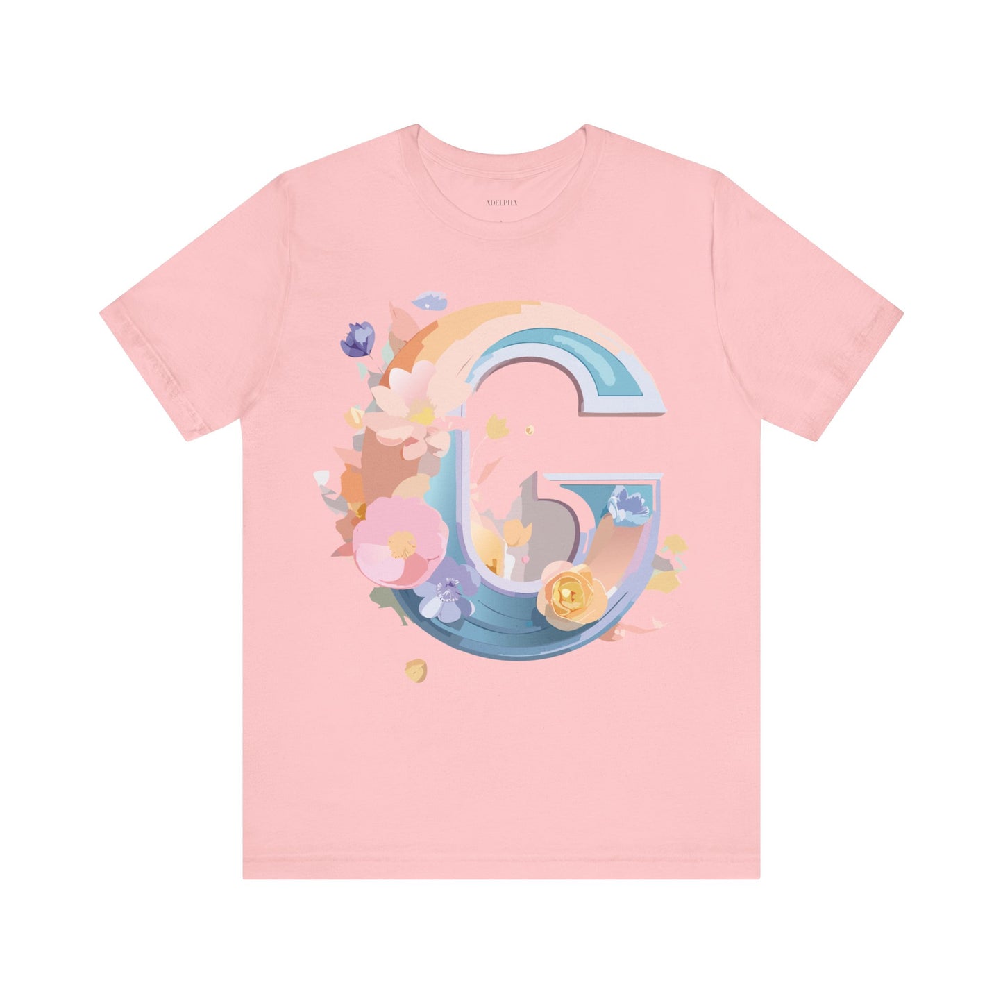 Natural Cotton Tee Shirt - Letters Collection - G Printify