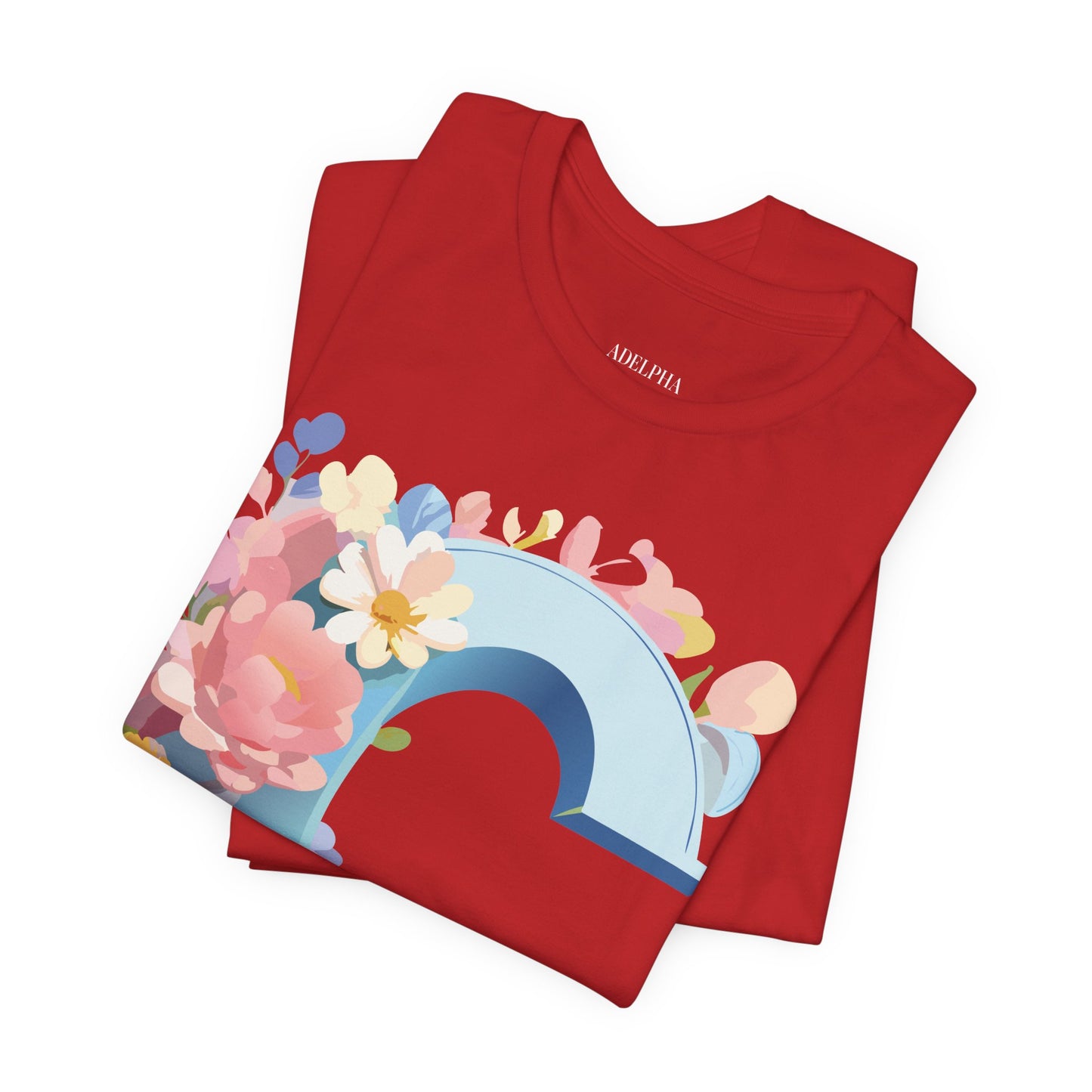 Natural Cotton Tee Shirt - Letters Collection - C Printify