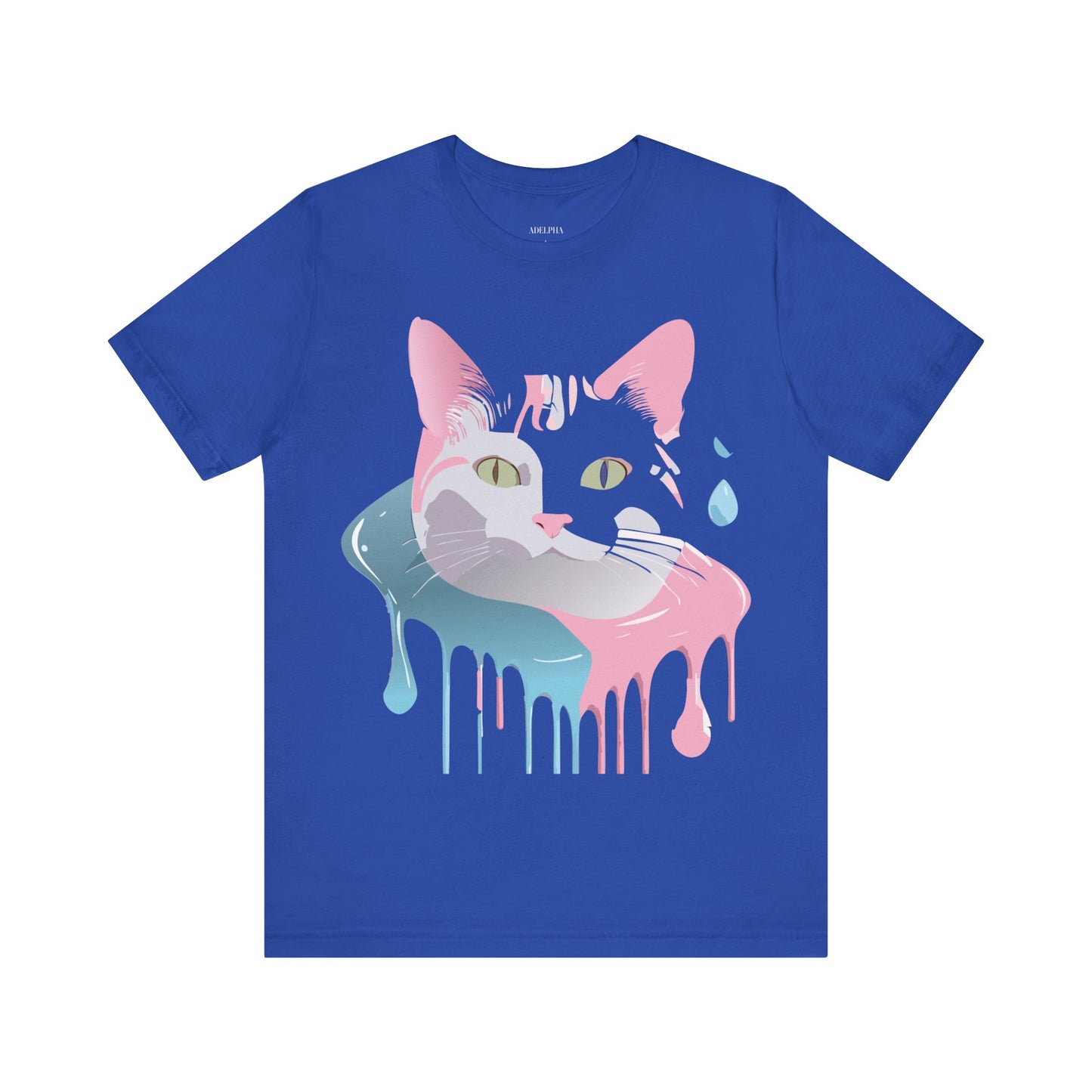 Natural Cotton Tee Shirt with Cat Printify