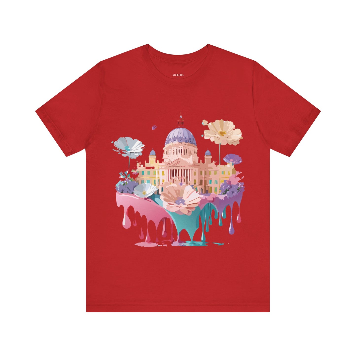 Natural Cotton Tee Shirt - Beautiful Places Collection - Madrid Printify