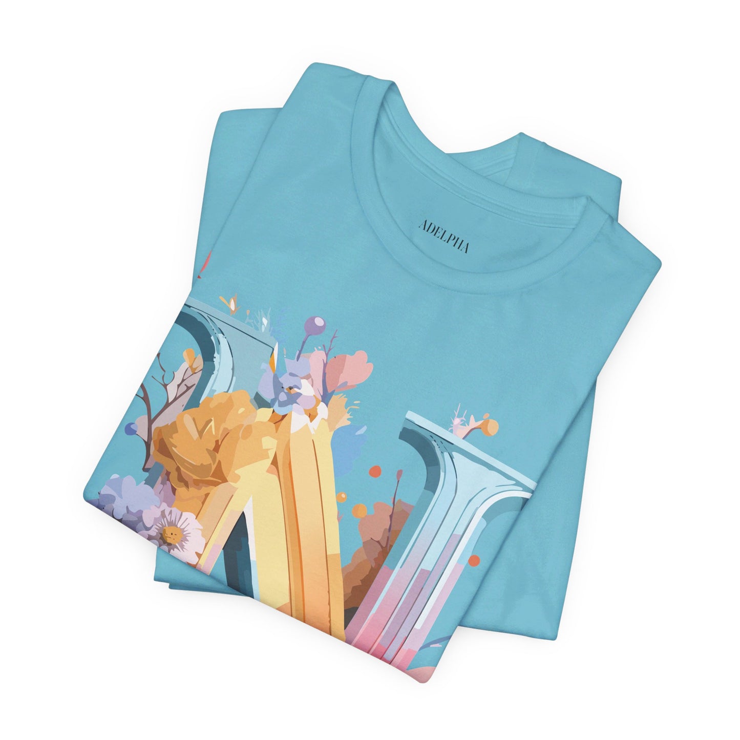 Natural Cotton Tee Shirt - Letters Collection - N Printify