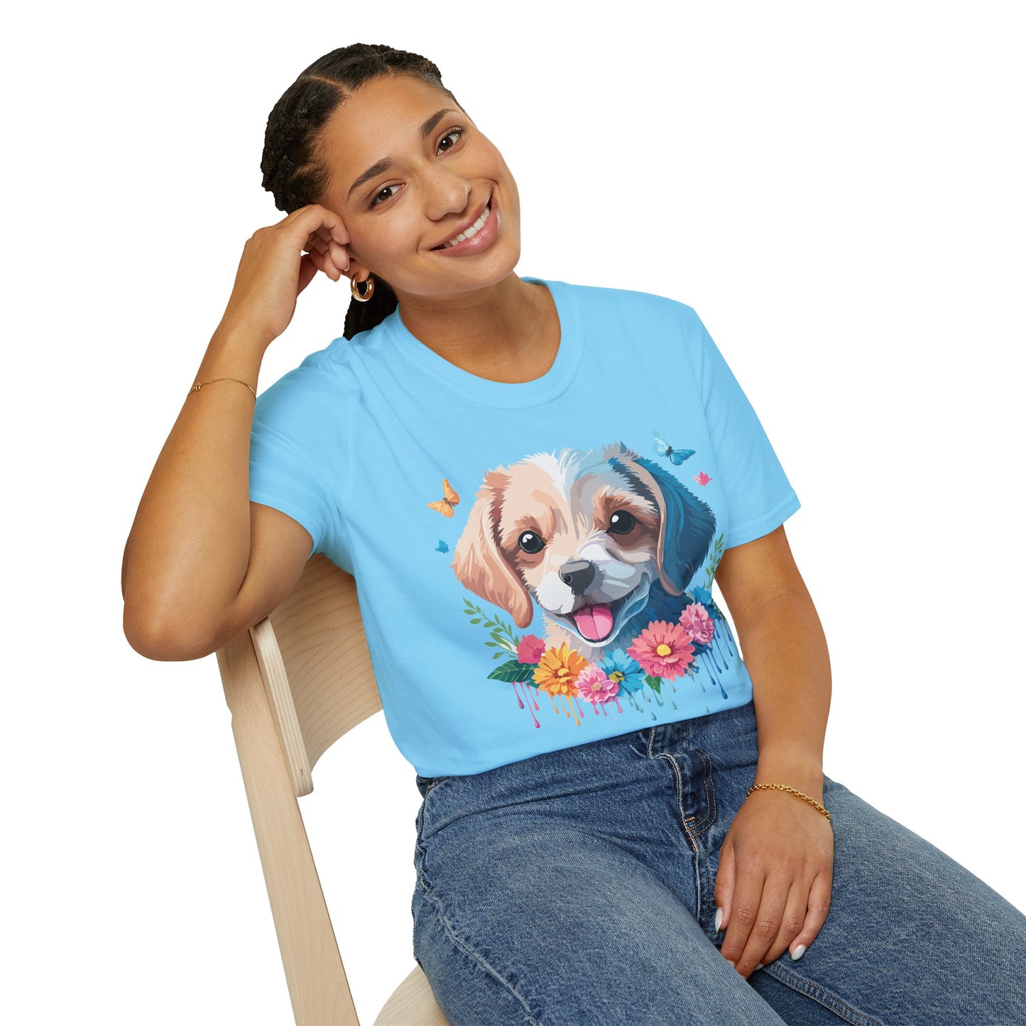 Dog Shirt, Shirt with Dog, Animal Tee, Shirt with Animals