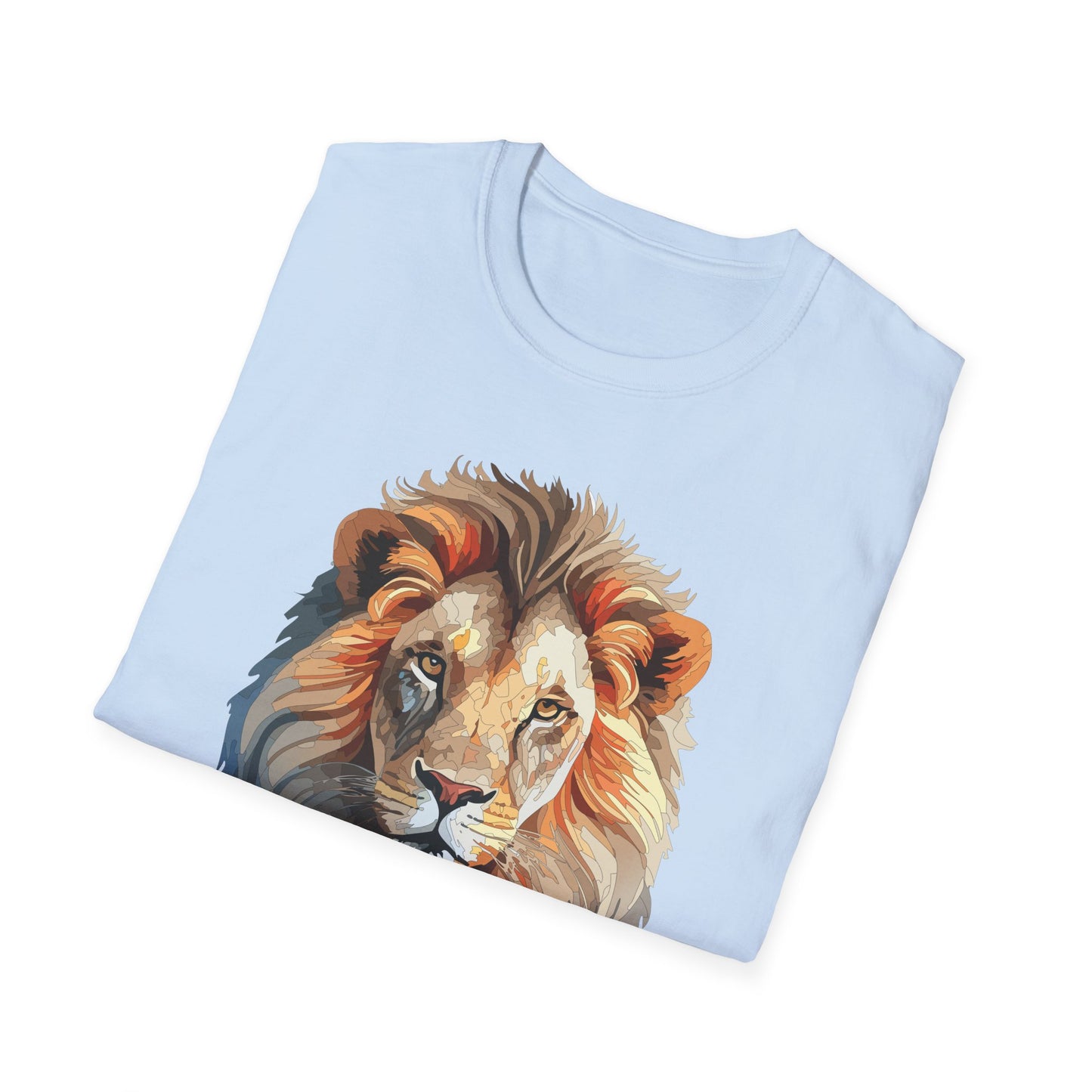 Lion Shirt, Shirt with Lion, Floral Lion Tee, Shirt with Animals
