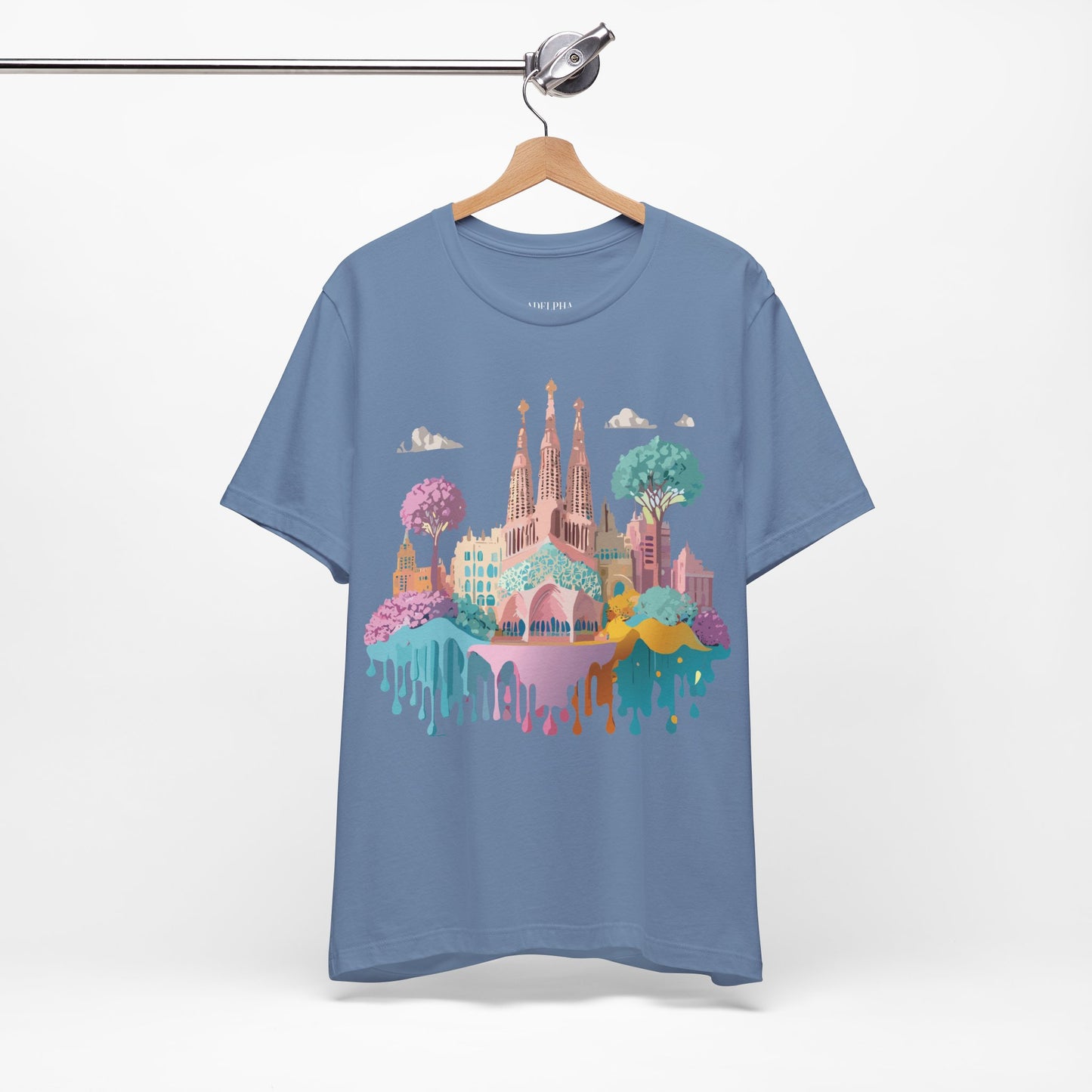 Tourist Shirt, Shirt with Barcelona - ADELPHA